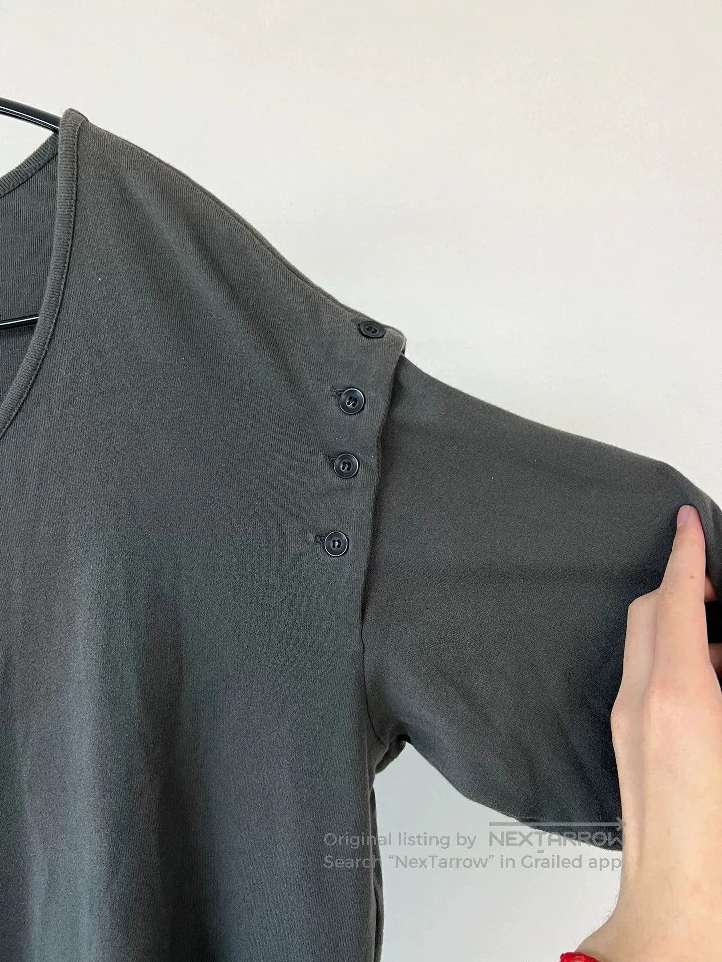 Yohji Yamamoto Yohji Yamamoto Long Sleeve Top. Size US L / EU 52-54 / 3 - 4 Thumbnail