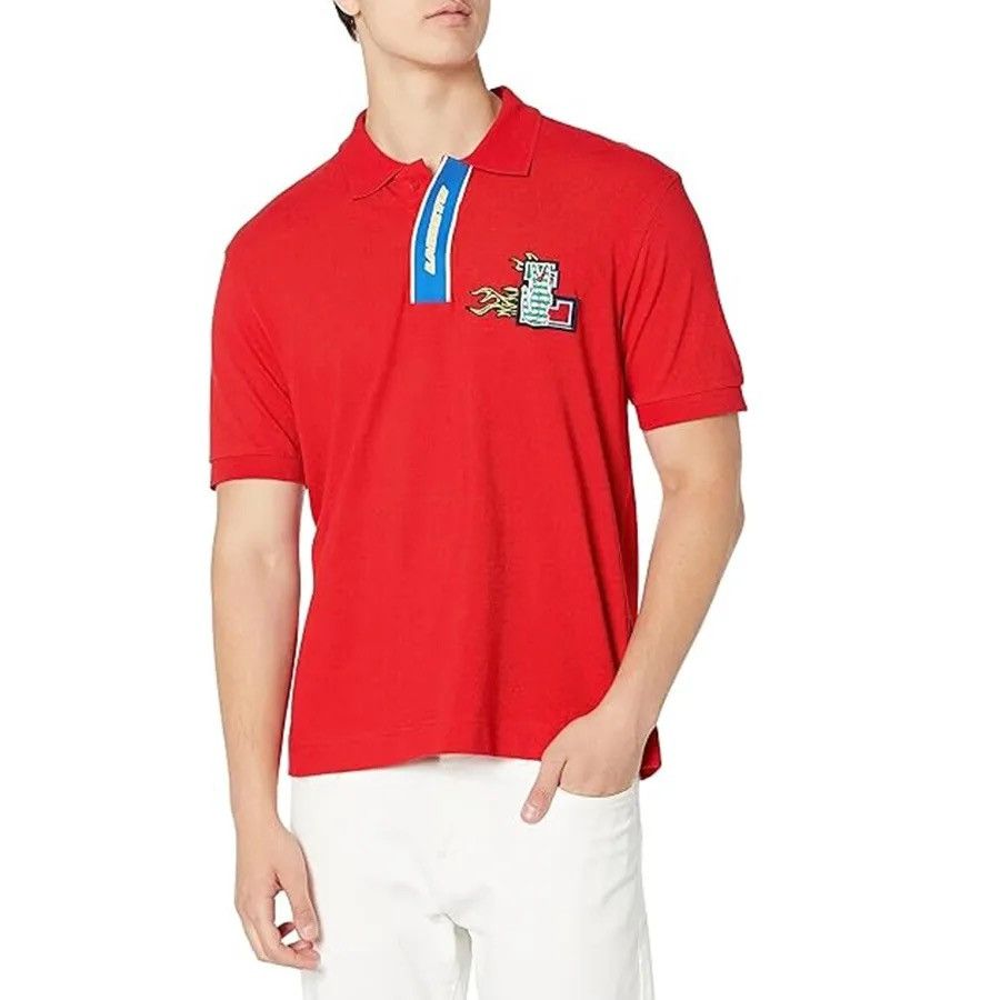 Lacoste Vintage Lacoste polo red logo rare size Xs Size US XS / EU 42 / 0 - 1 Preview