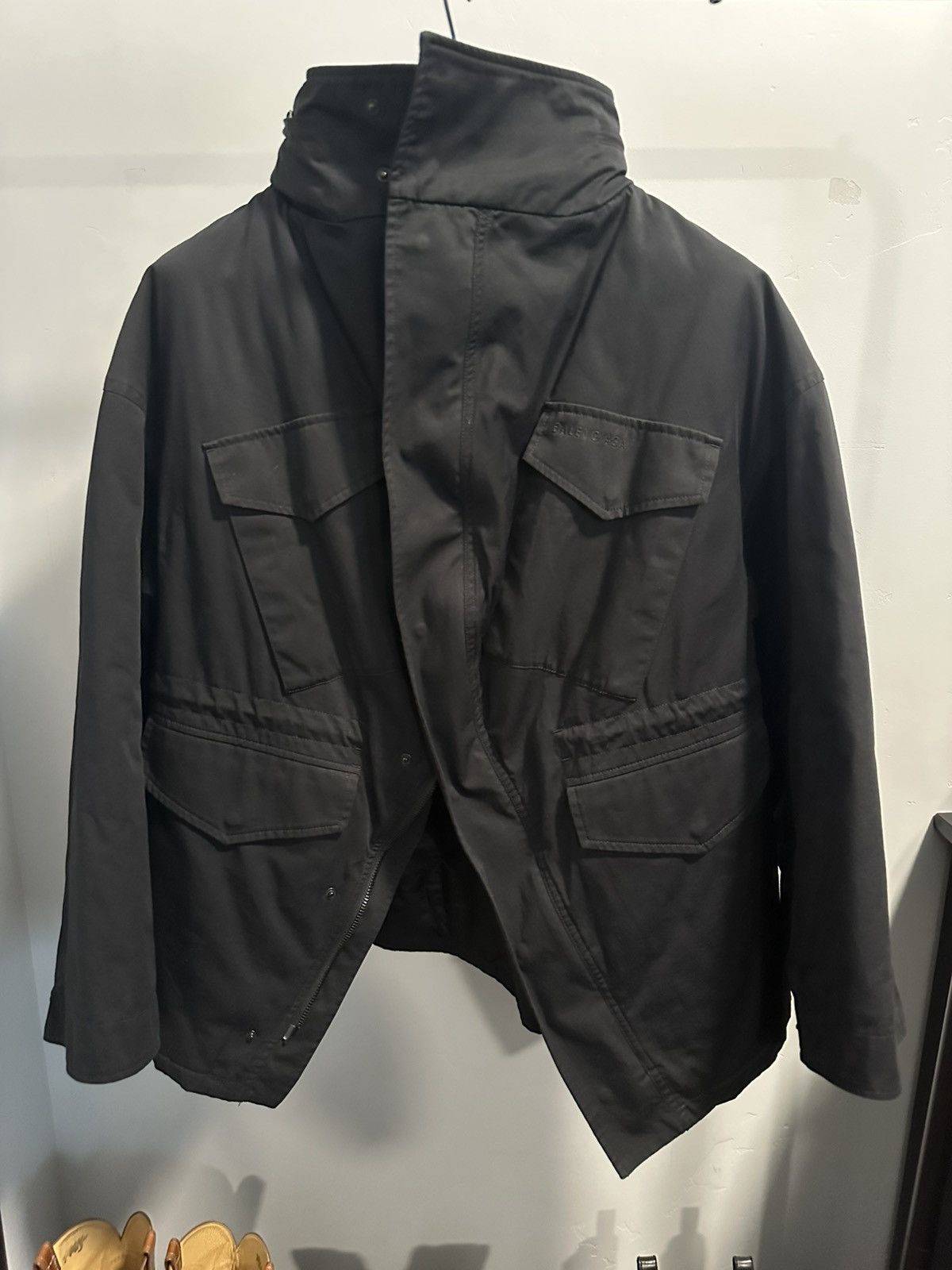 Balenciaga FW19 Twill Swing Parka | Grailed
