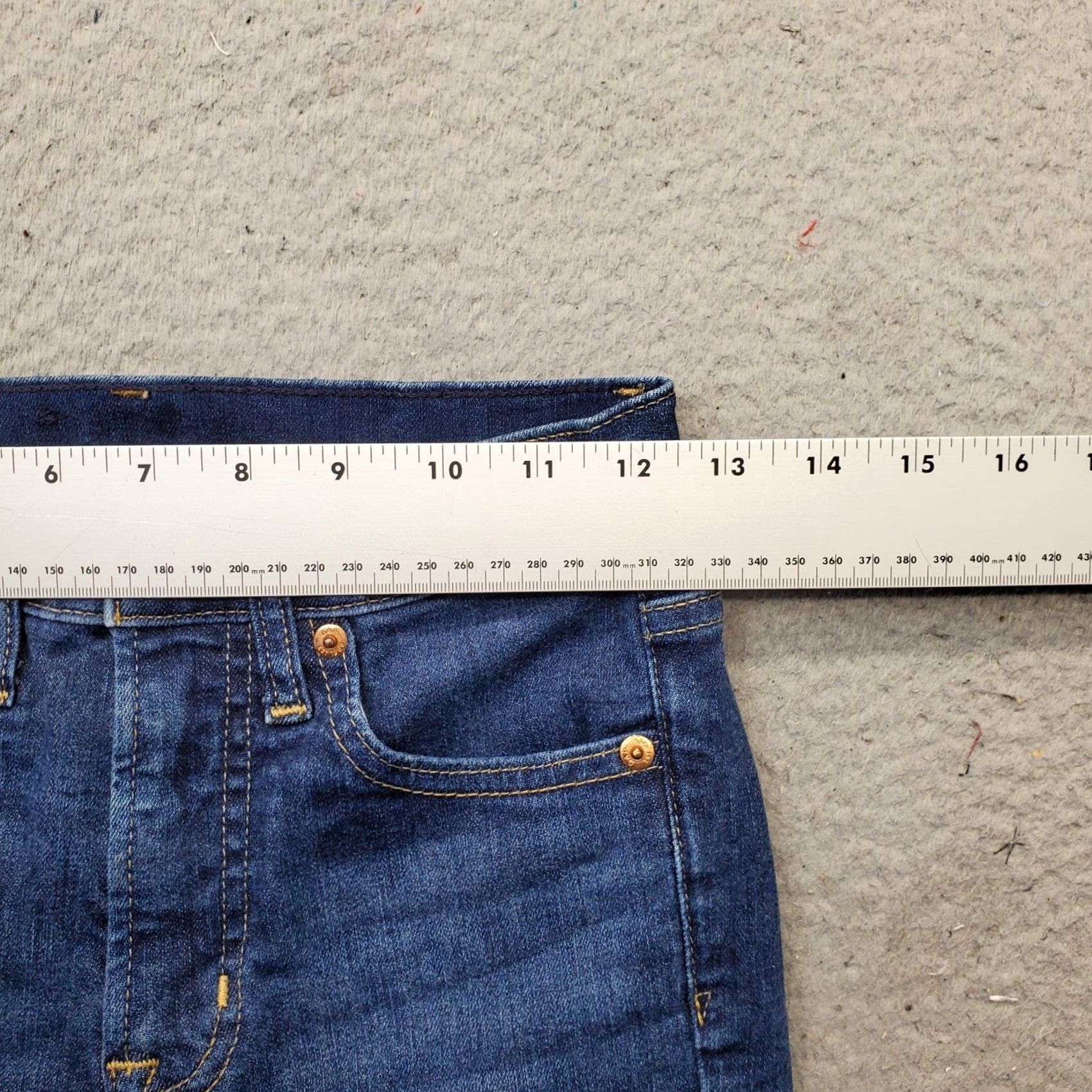 Gap Gap Womens 0 True Skinny Jeans Blue Denim High Rise Outdoor Regular 25/0R Stretch Jeans Size 25" / US 0 / IT 36 - 6 Thumbnail