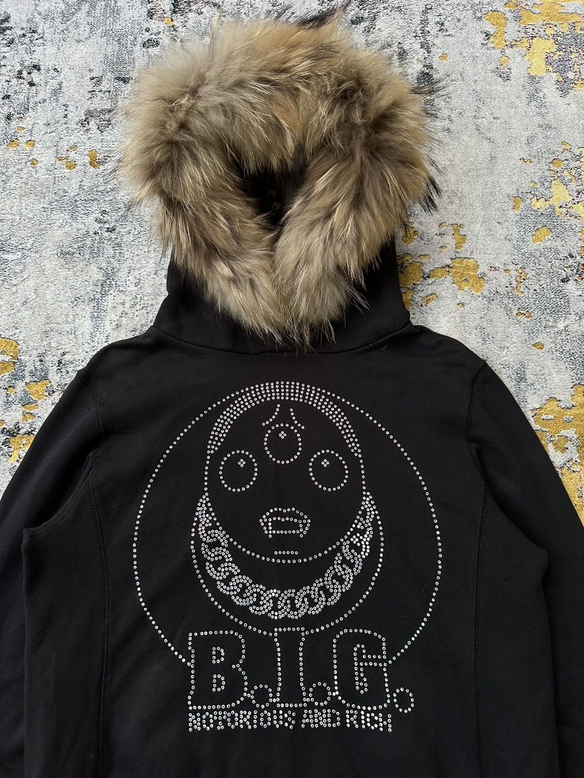 20471120 FIGHT CLUB DEVILNUT FUR HOODIE GLITTER B.I.G IFSIX LGB STYLE Size US M / EU 48-50 / 2 - 2 Thumbnail