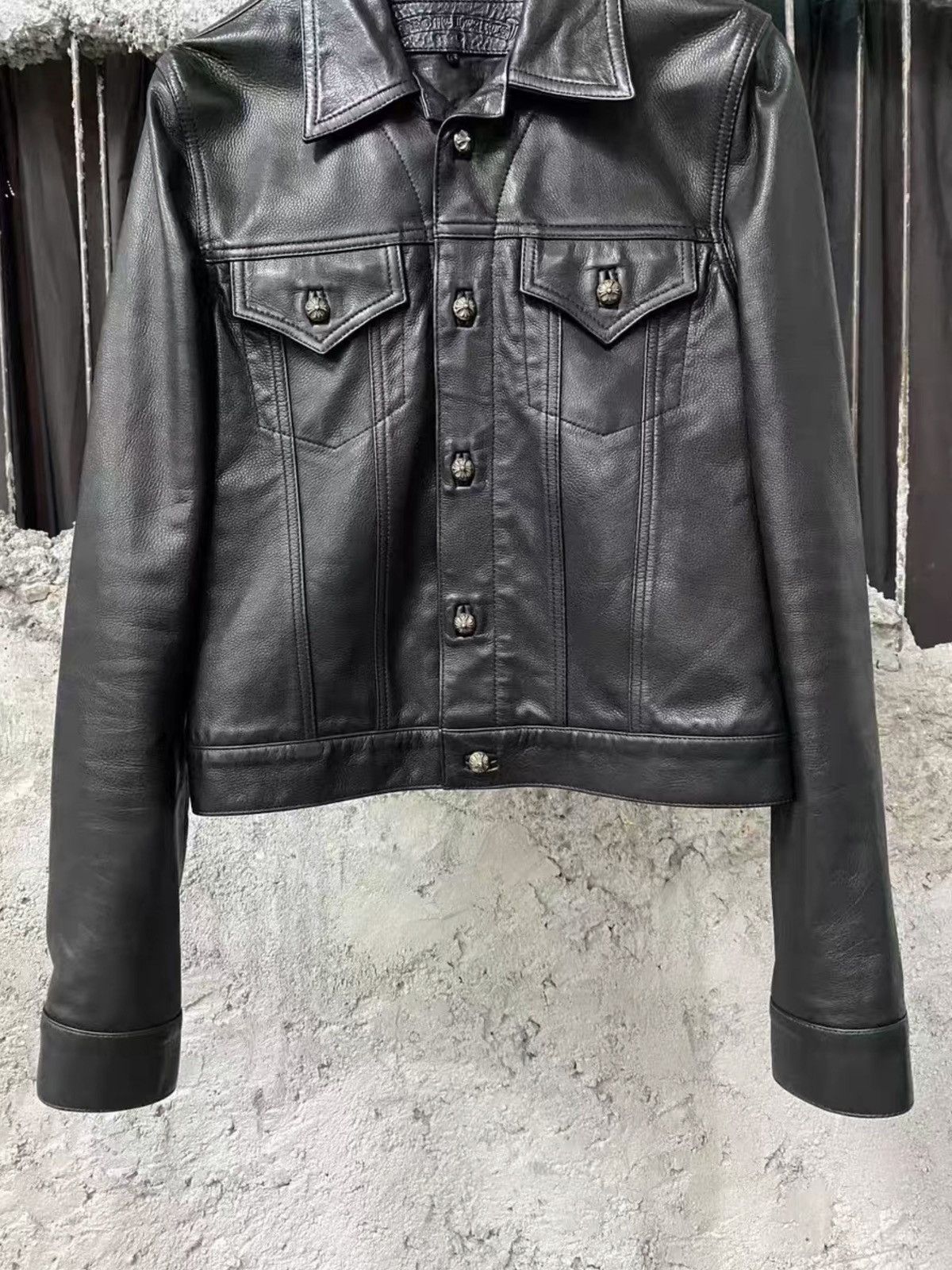 Chrome Hearts Chrome hearts leather jacket Size US S / EU 44-46 / 1 - 4 Thumbnail