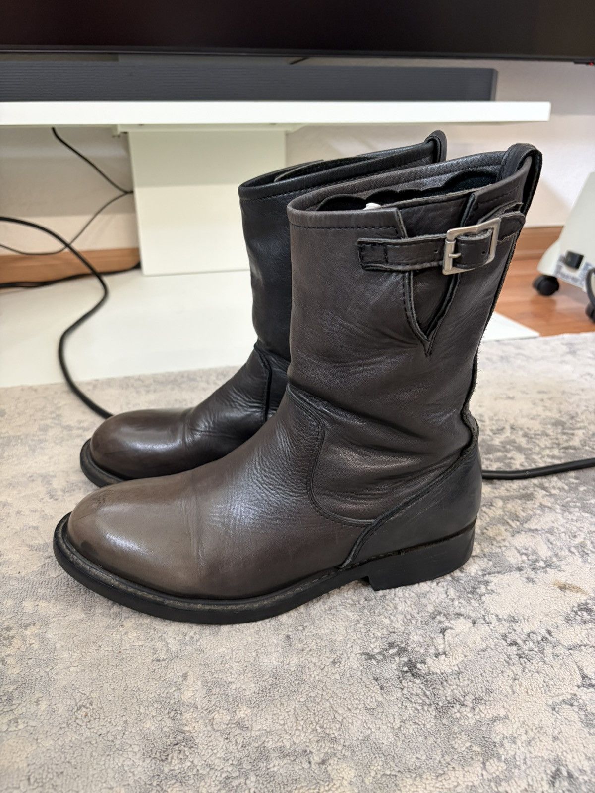 Undercover AW04 Leather Engineer Boots Size US 8.5 / EU 41-42 - 1 Thumbnail