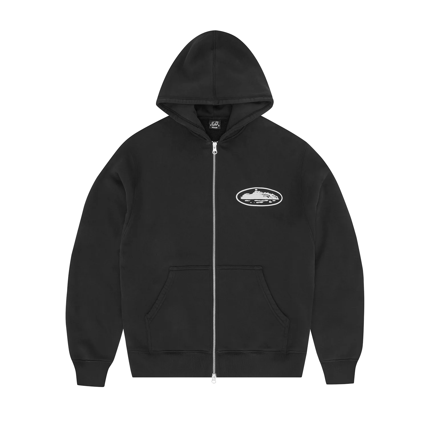 Corteiz CORTEIZ ISLAND PUFF PRINT ZIP HOODIE [BLACK] Size US S / EU 44-46 / 1 - 6 Thumbnail