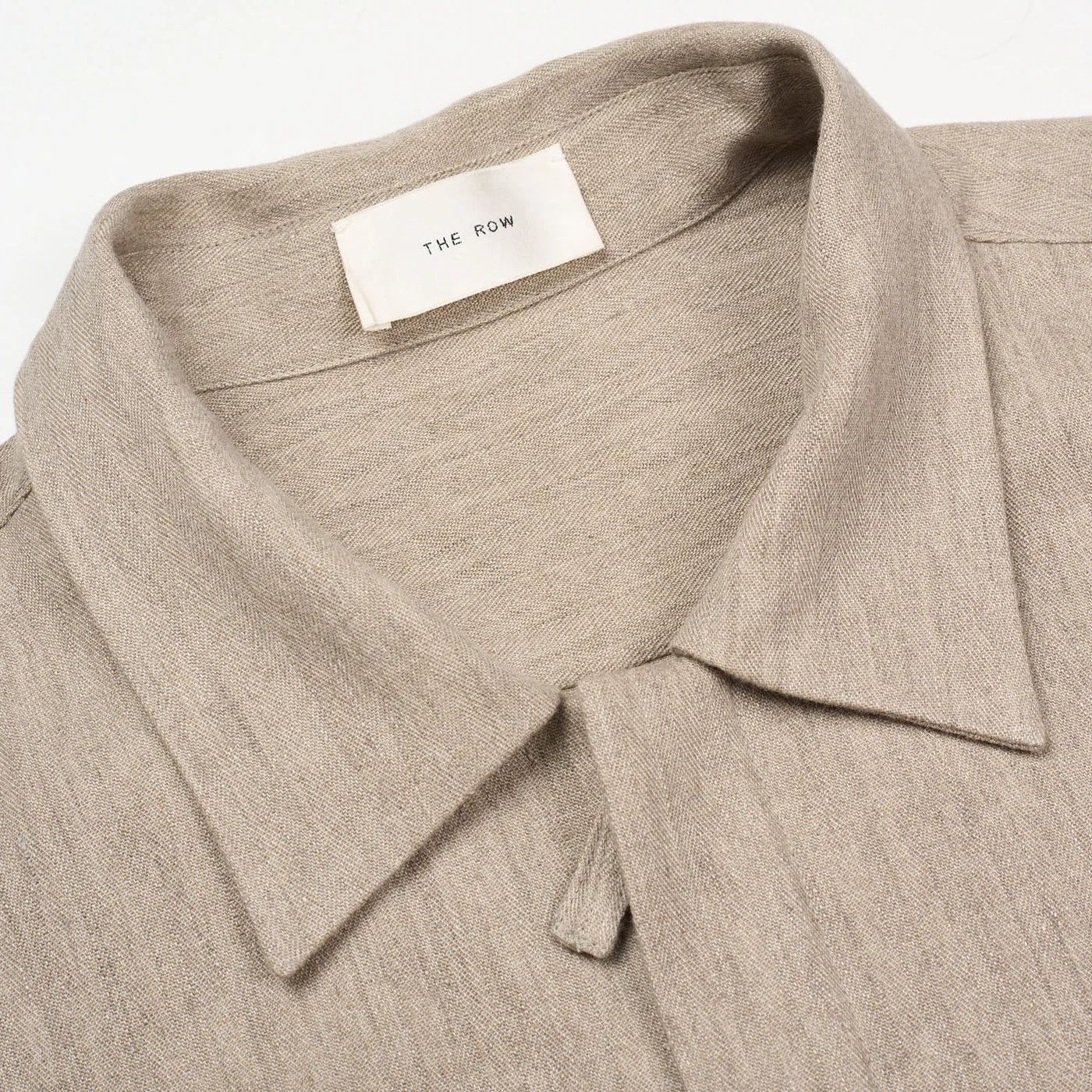 The Row THE ROW "Amoneto" Beige Linen-Cashmere Jacket Overshirt Size US L / EU 52-54 / 3 - 5 Thumbnail