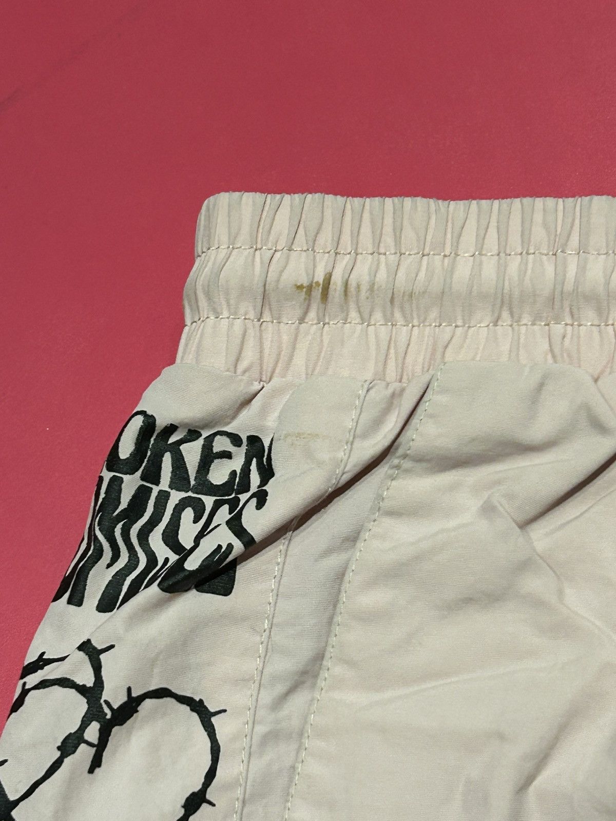 Broken Promises Co. BROKEN PROMISES ‘LSD’ Love Someone Differently PINK PANTS Size US 32 / EU 48 - 7 Thumbnail