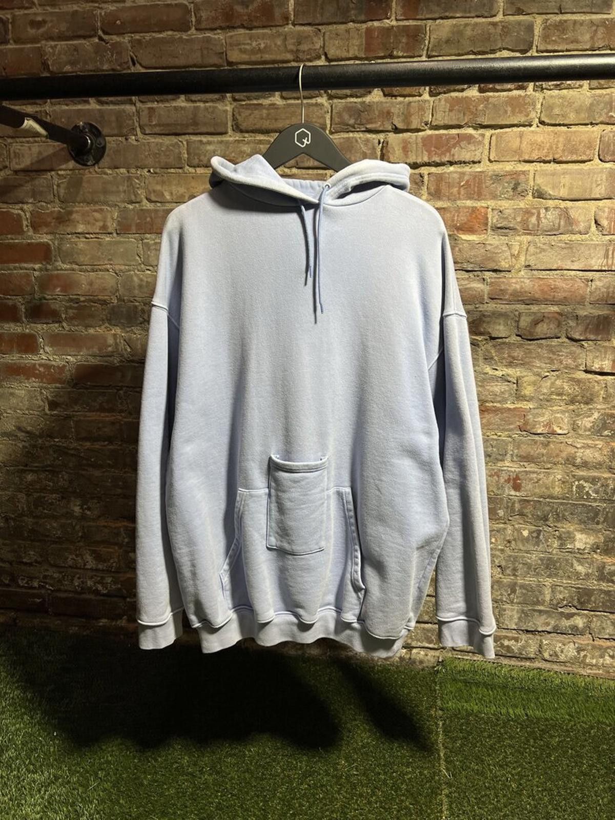 Balenciaga Balenciaga Phone Pocket Hoodie Baby Blue Sz. 4 Size US XL / EU 56 / 4 - 1 Thumbnail