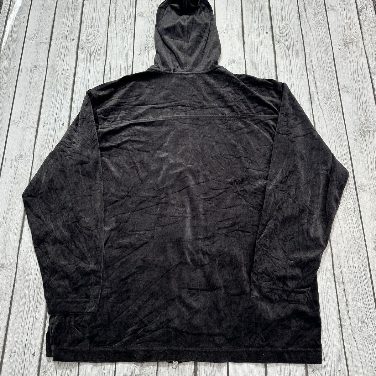 Jordan Brand × Vintage Vintage Jordan velour hoodie Size US XL / EU 56 / 4 - 2 Thumbnail