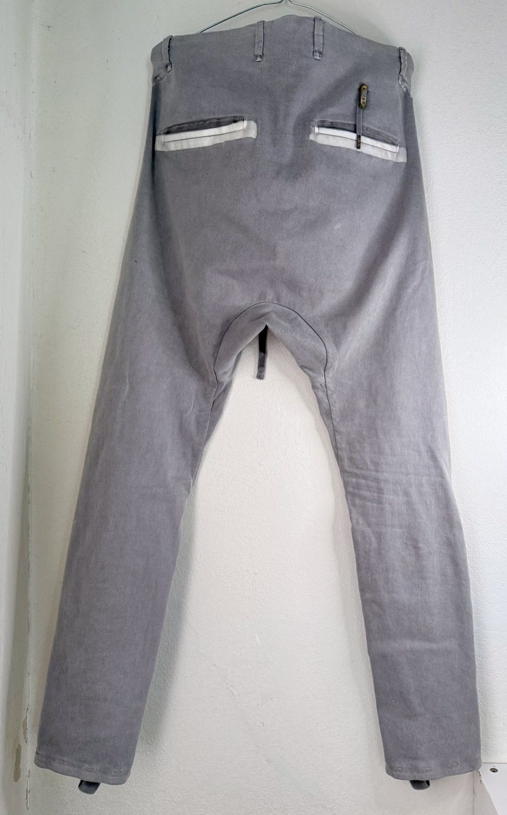 Boris Bidjan Saberi Boris P11 Carbon Grey Tapeseam Cotton Pant Size L Size US 34 / EU 50 - 9 Thumbnail