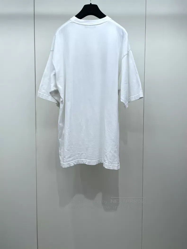 Balenciaga Balenciaga White logo short sleeve Size US XXS / EU 40 - 2 Thumbnail