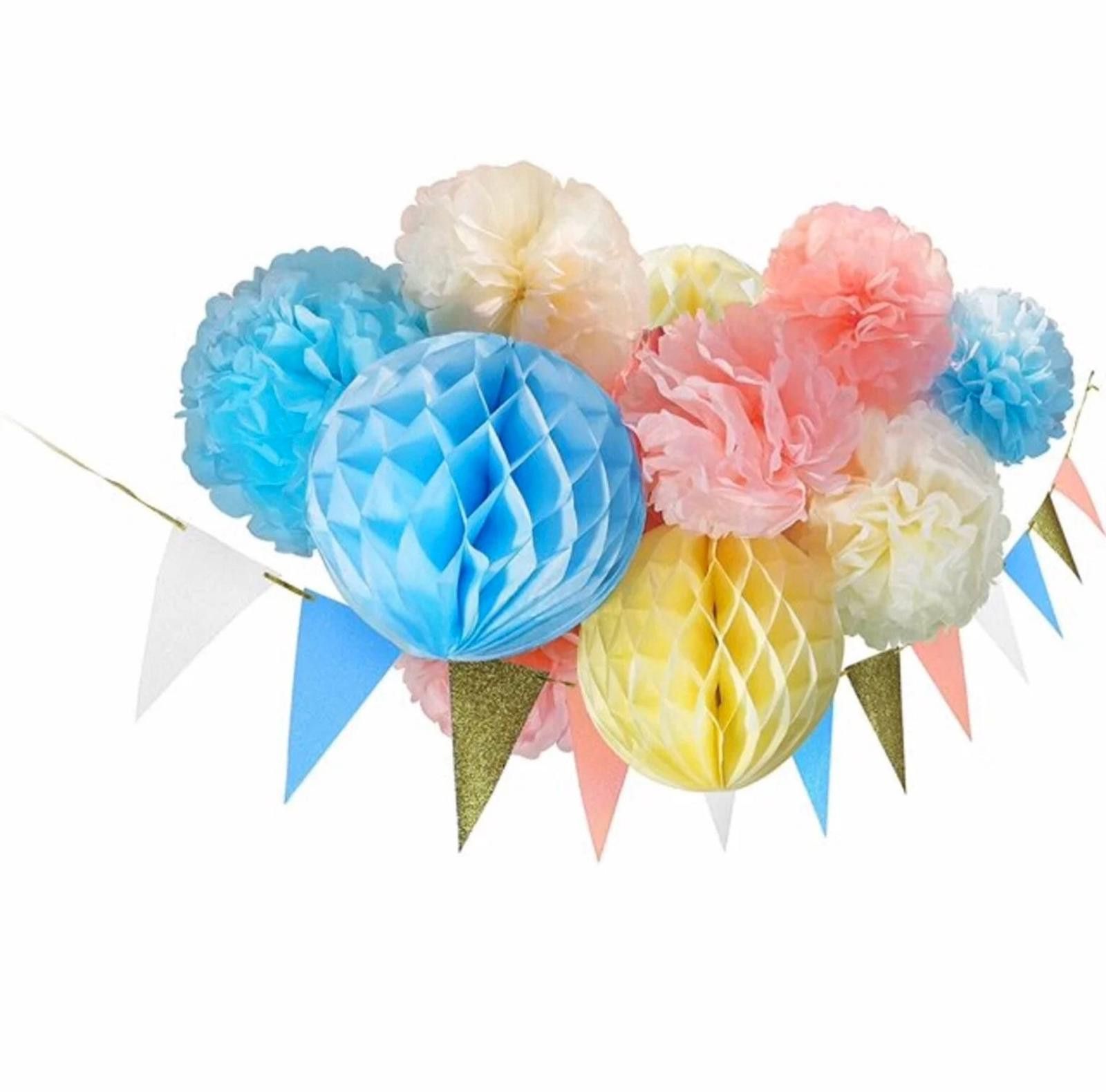 Other Set of Paper Party Decorations NEW 22pcs Size ONE SIZE - 3 Thumbnail