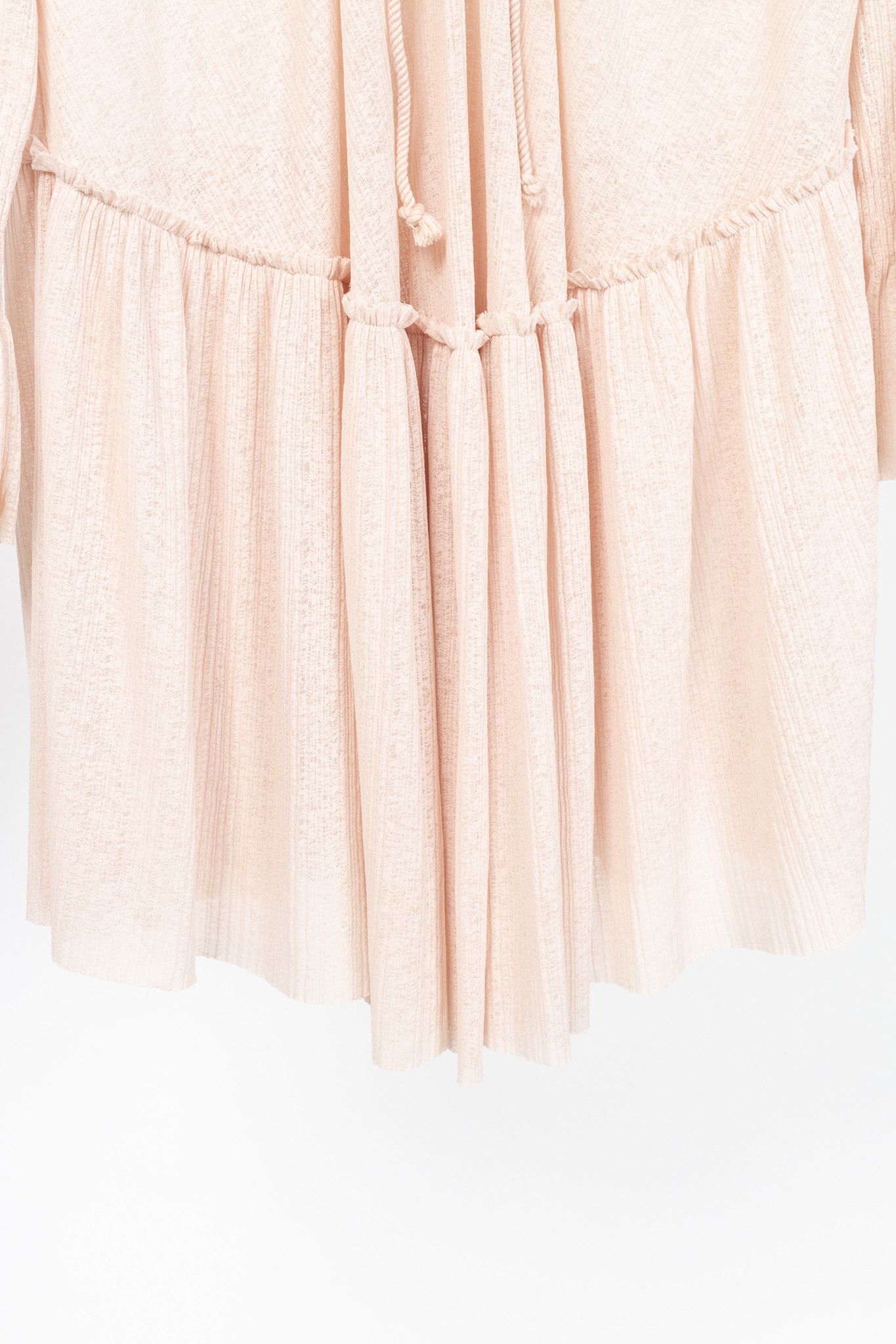 See by Chloe See by Chloe SS17 Bow-Detailed Ruffled Gauze Mini Dress Size M / US 6-8 / IT 42-44 - 7 Thumbnail