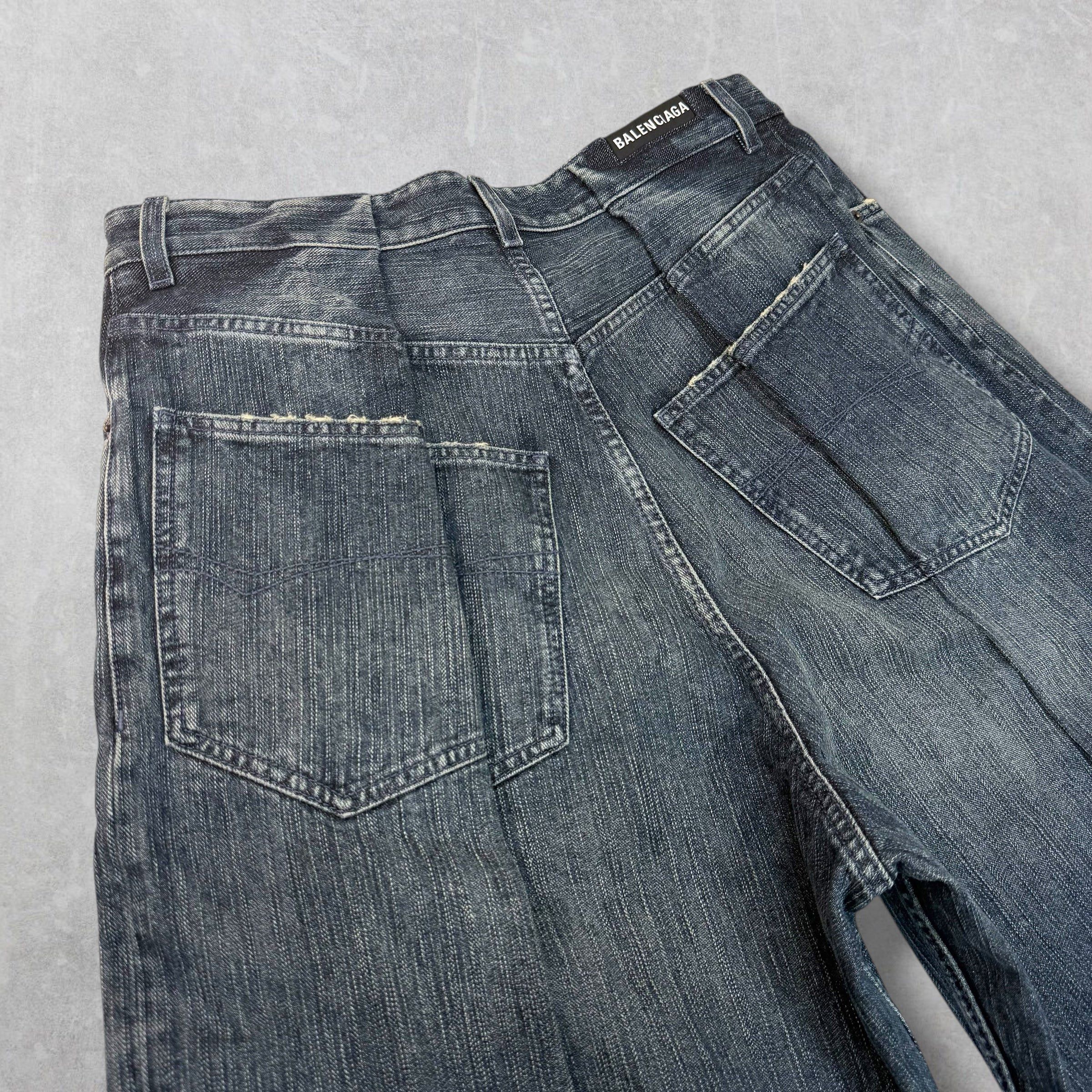 Balenciaga Balenciaga Double Side Indigo Jeans S (32) Size US 32 / EU 48 - 5 Thumbnail