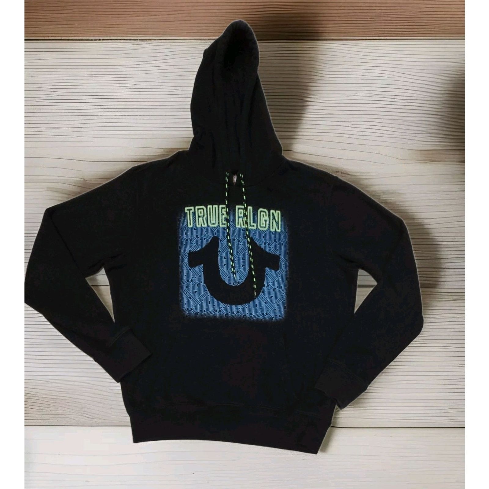 True Religion True Religion Men's Logo Pullover Hoodie Sweatshirt Black L Size US L / EU 52-54 / 3 - 2 Thumbnail