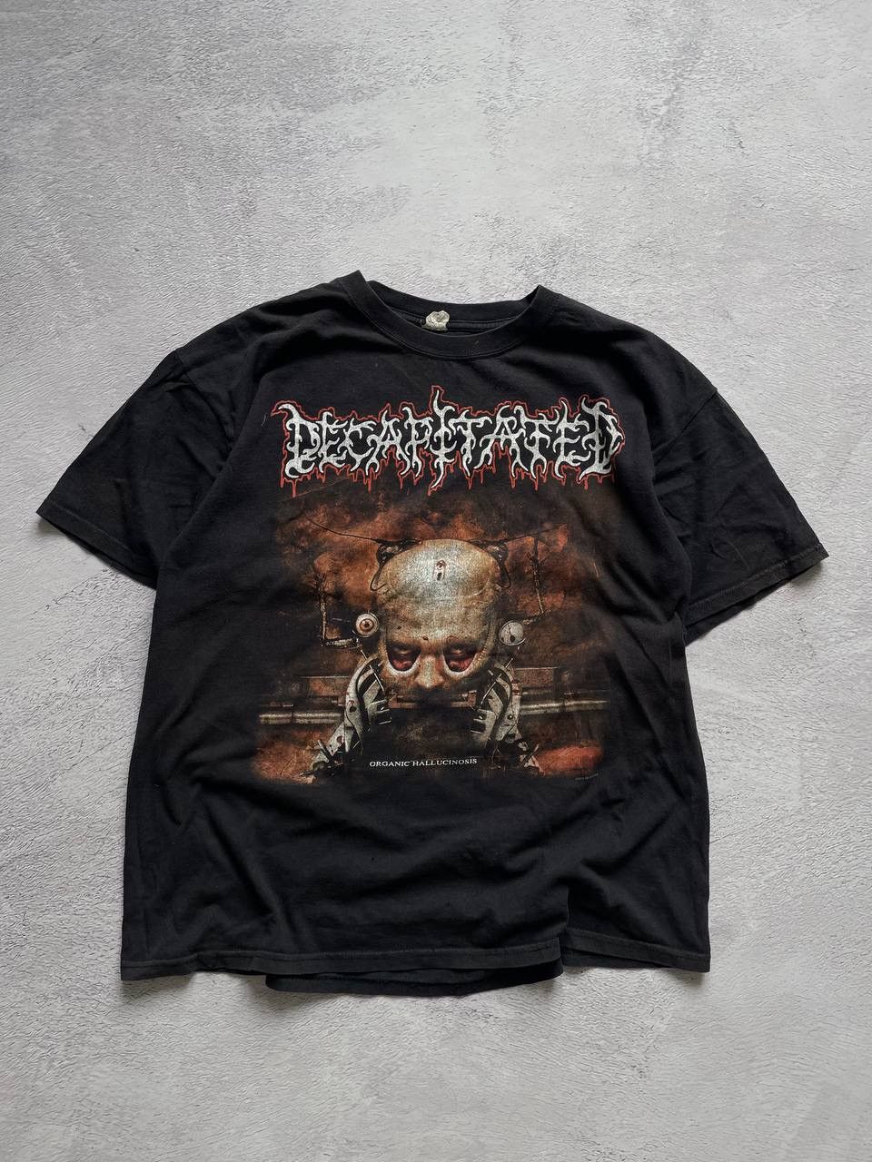Band Tees Vintage Rare Decapitated Organic Hallucinosis 2006 black tee Size US XL / EU 56 / 4 - 1 Thumbnail