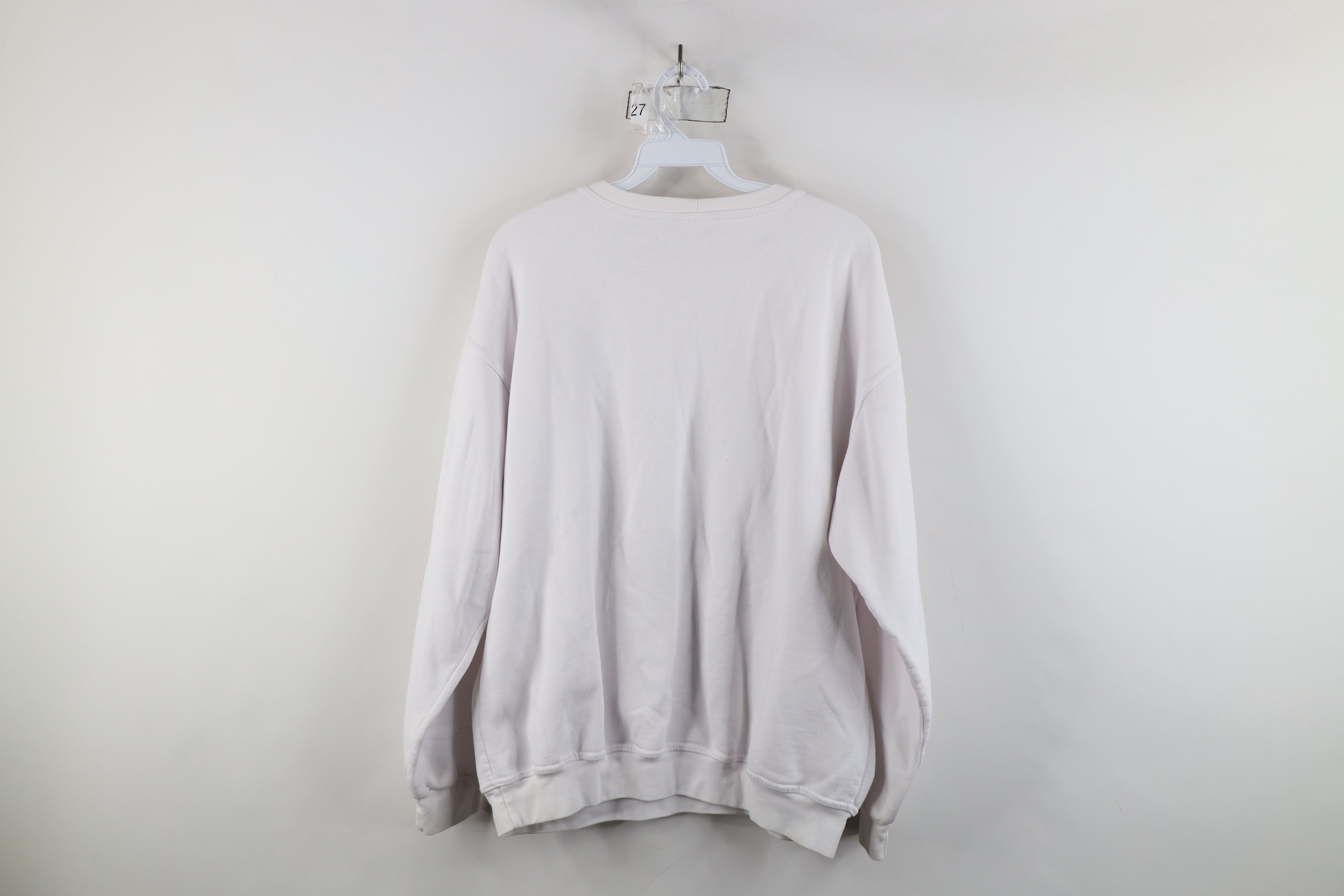 Vintage Vintage 90s Streetwear Cabin Flower Nature Sweatshirt White Size L / US 10 / IT 46 - 12 Thumbnail