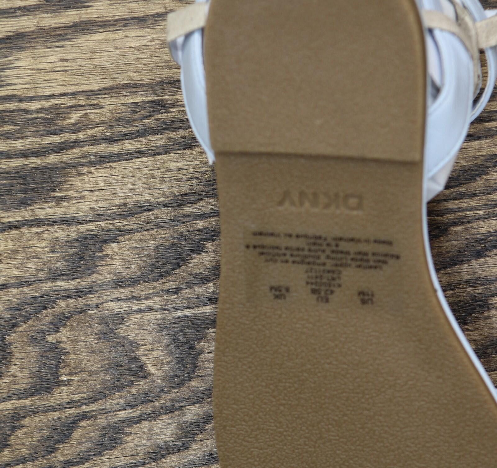DKNY Nwt Dkny Womens Bacliff Ankle Strap Flats Celeste Blue 11m Size US 11 / IT 41 - 8 Thumbnail