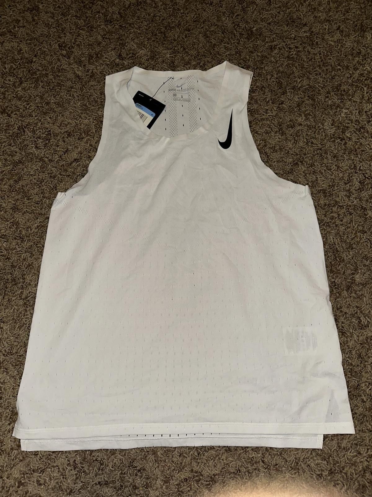 Nike Nike Women’s Running Singlet Whitw Tank Top Size M / US 6-8 / IT 42-44 - 1 Thumbnail