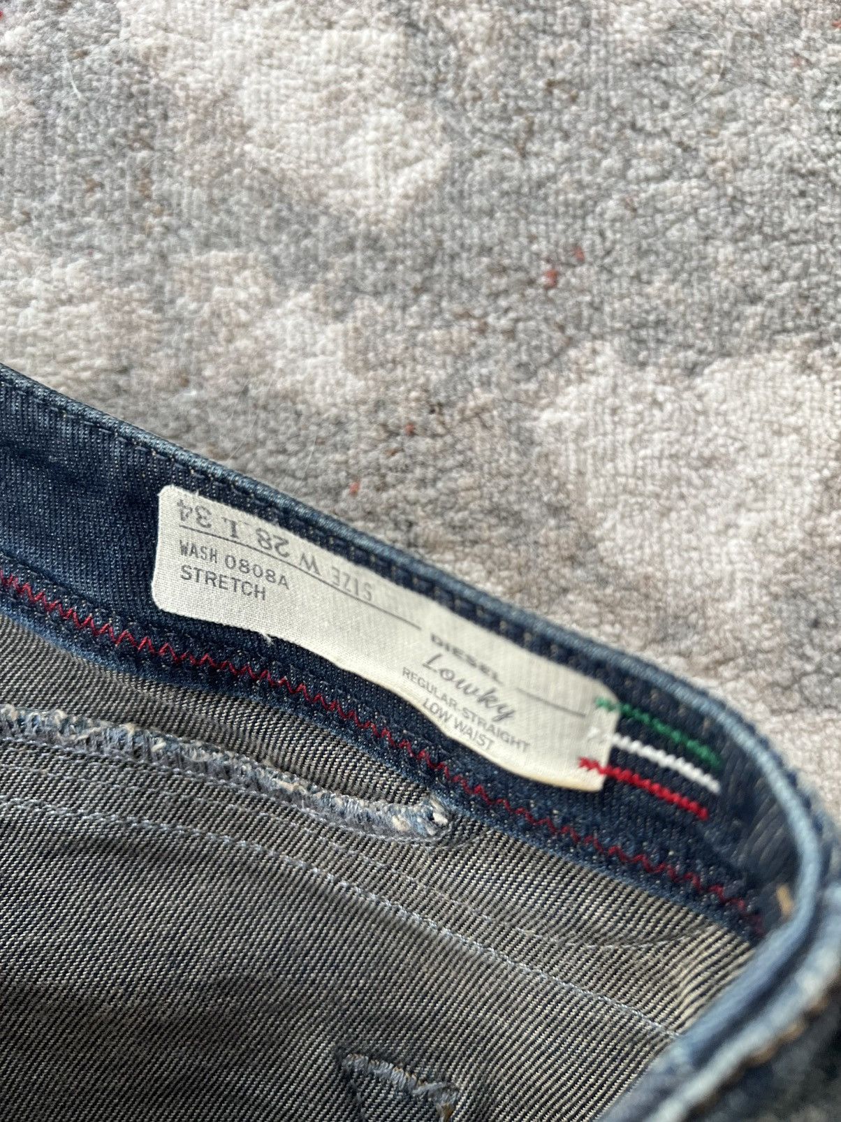 Diesel Diesel Lowky Stretch Jeans Size 28" / US 6 / IT 42 - 4 Thumbnail