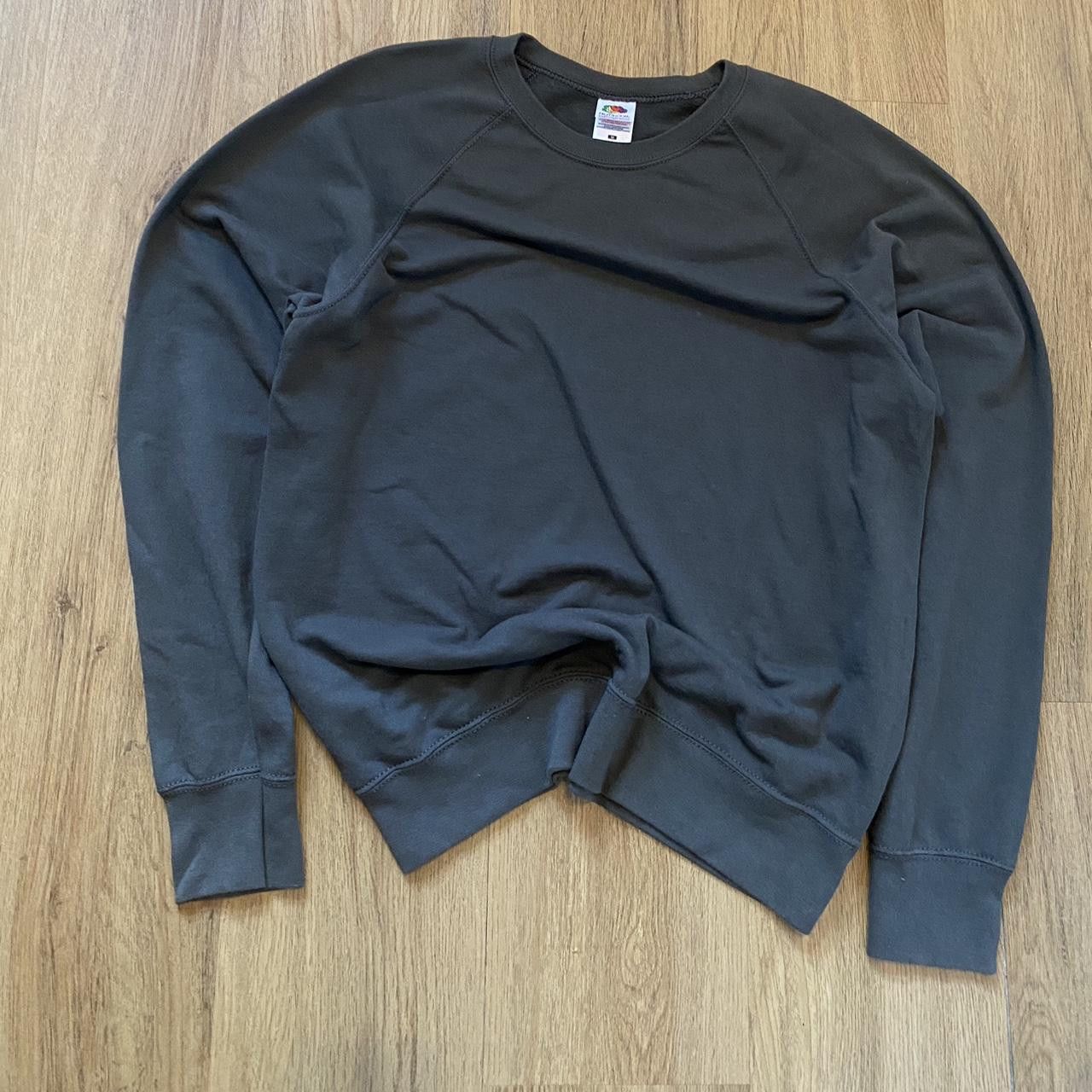 Fruit Of The Loom Grey crew neck sweatshirt with a relaxed fit Size US M / EU 48-50 / 2 - 1 Thumbnail