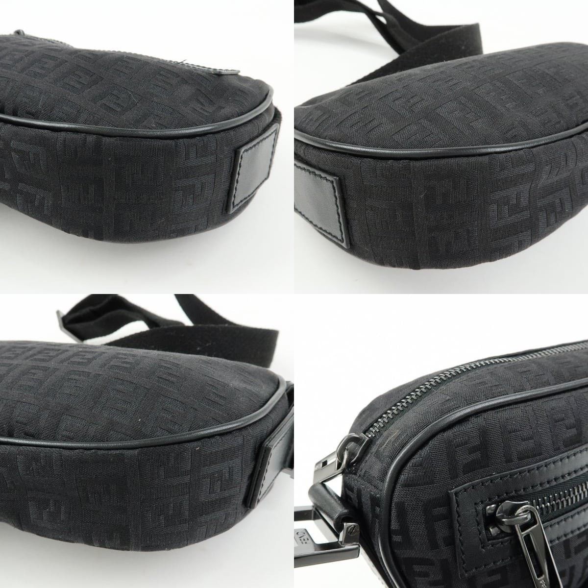 Fendi Fendi Zucchino Belt Bag Black Size ONE SIZE - 5 Thumbnail