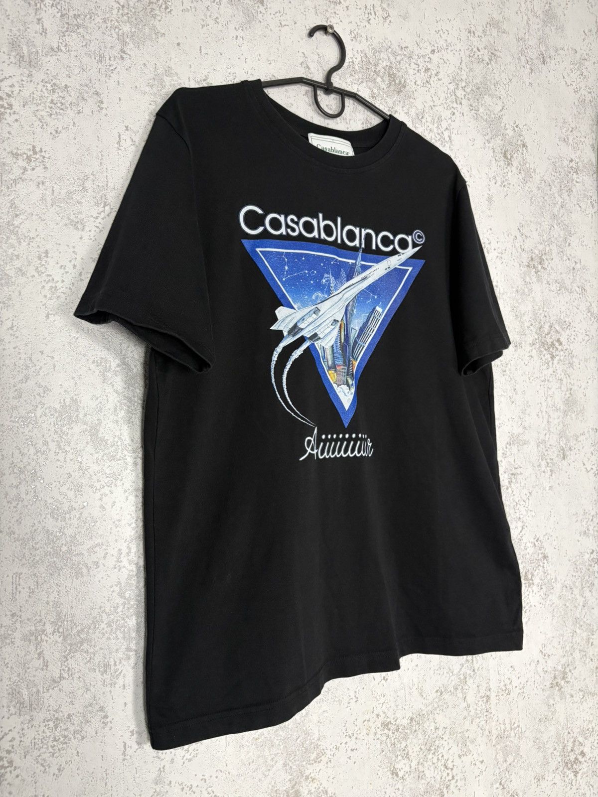 Casablanca Casablanca Air Concorde Graphic T-Shirt Black Size US M / EU 48-50 / 2 - 1 Thumbnail
