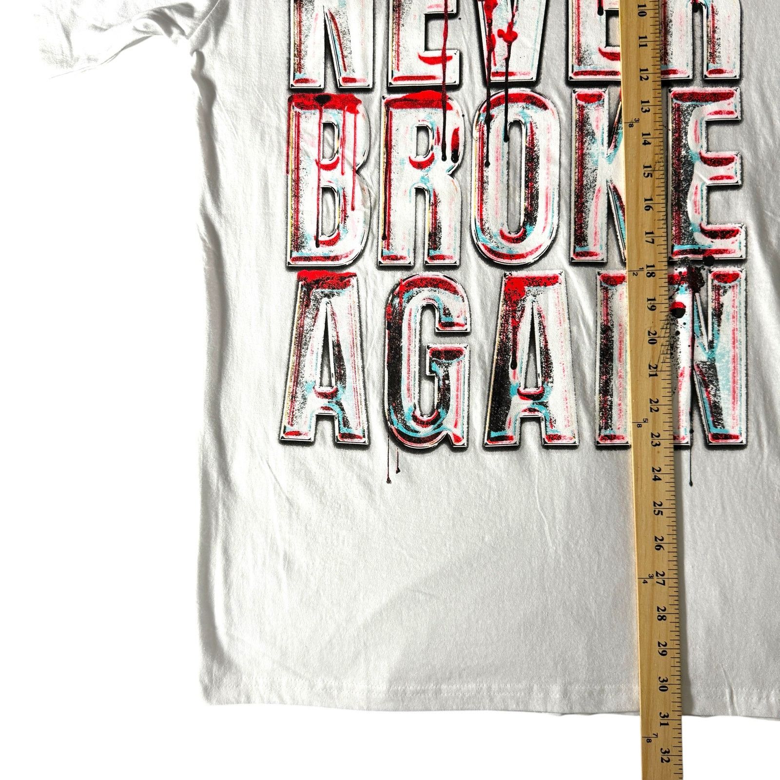 Other Never Broke Again Blood Dripped Logo T-shirt Mens L - Punk Size US L / EU 52-54 / 3 - 12 Thumbnail
