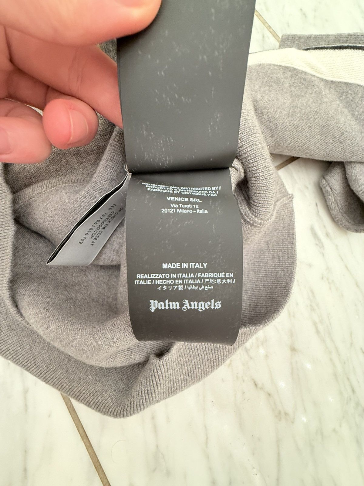 Palm Angels Palm Angels Track Jacket Cashmere Gray M Size US M / EU 48-50 / 2 - 6 Thumbnail