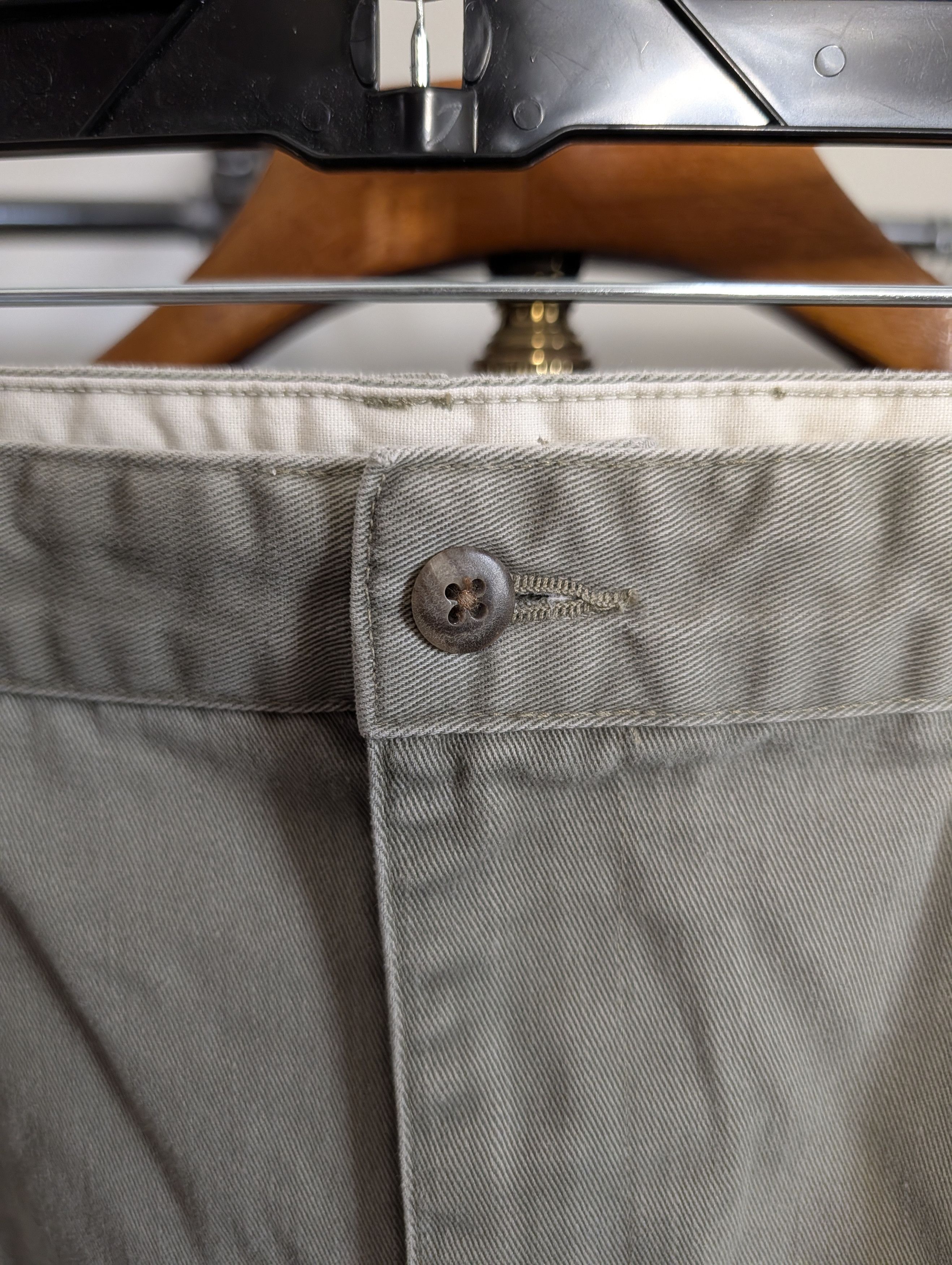 Polo Ralph Lauren Vintage MiUSA light gray/olive Polo Chino cotton pants Size US 38 / EU 54 - 3 Thumbnail
