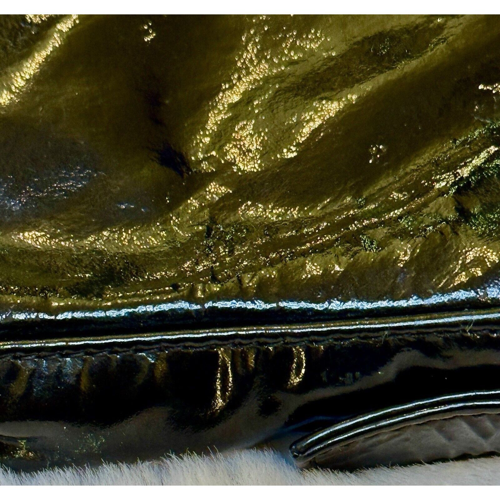 Fendi Vintage Rare Black Patent Leather FENDI BAGUETTE Handbag Size ONE SIZE - 8 Thumbnail
