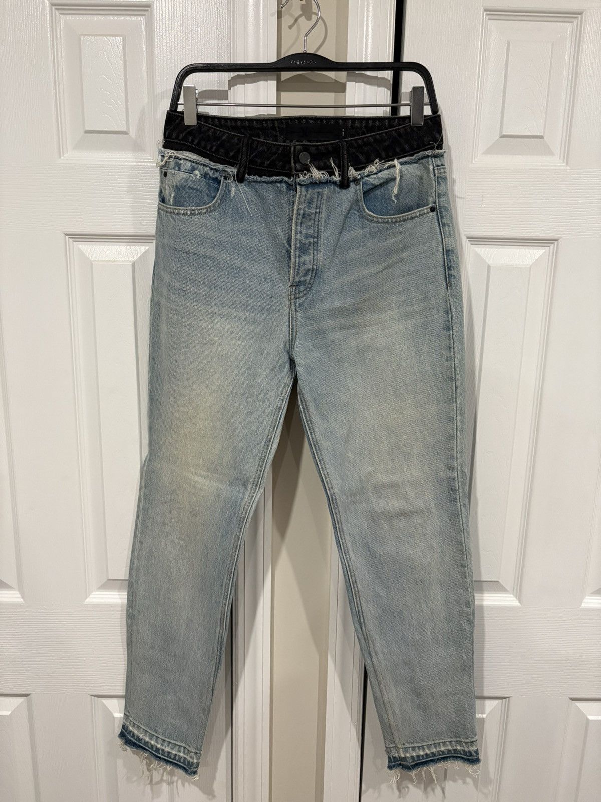 Alexander Wang Alexander Wang Cult Duo Jeans Light Wash Black Size 29 Size US 29 - 1 Thumbnail