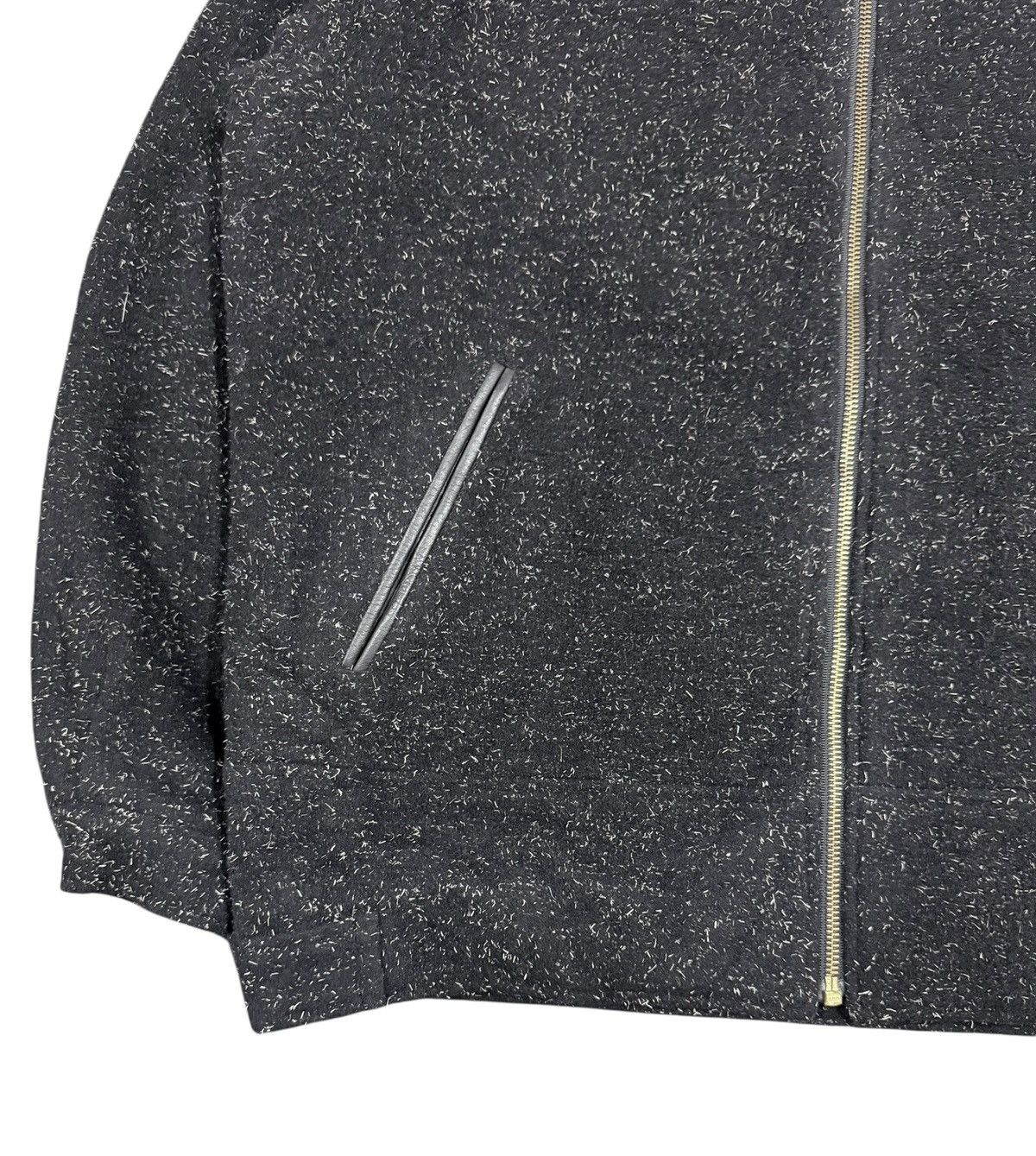 If Six Was Nine Btg🔥80’s Wool Alpaca Bomber Shawl Collar Zipper Jacket Size US L / EU 52-54 / 3 - 8 Thumbnail