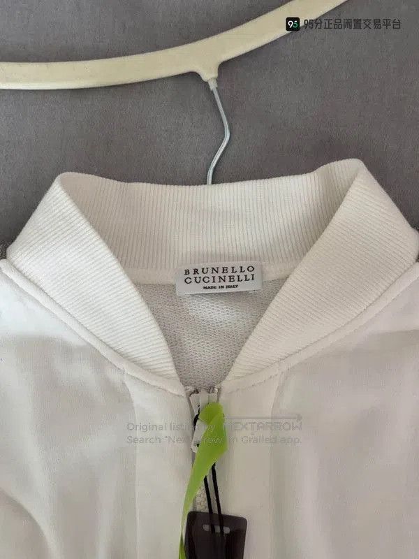 Brunello Cucinelli Brunello Cucinelli SS22 Contrast Trim Zip Sweatshirt Jacket Size US M / EU 48-50 / 2 - 3 Thumbnail