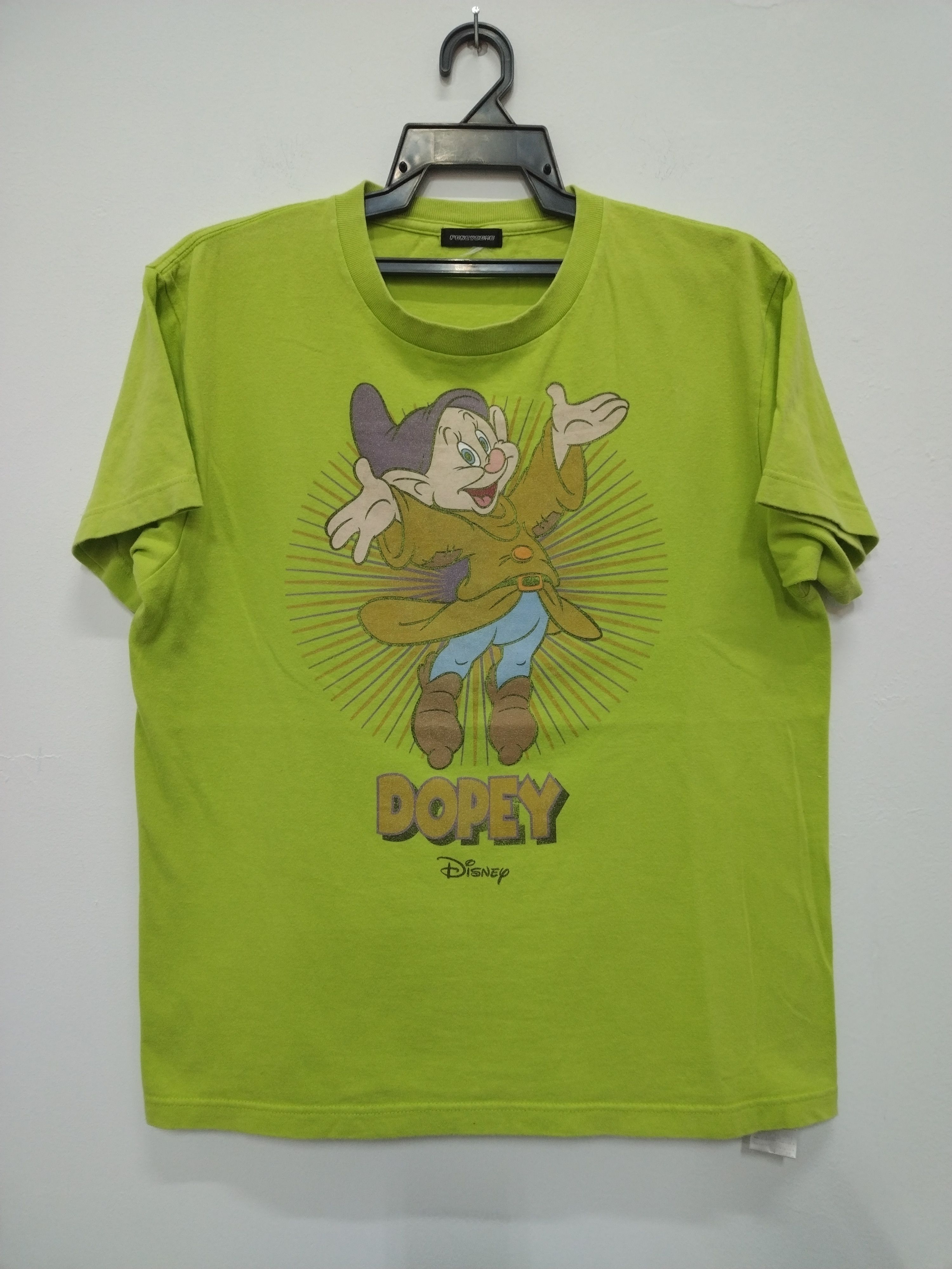 Art Comes First × Cartoon Network × Disney 💥🔥Vtg awesome image DOPEY disney Rare T shirt Size US M / EU 48-50 / 2 - 13 Thumbnail