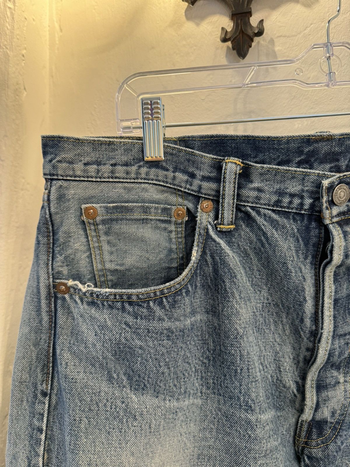 The Real McCoy's 001XX WASHED JEANS Size US 34 / EU 50 - 2 Thumbnail