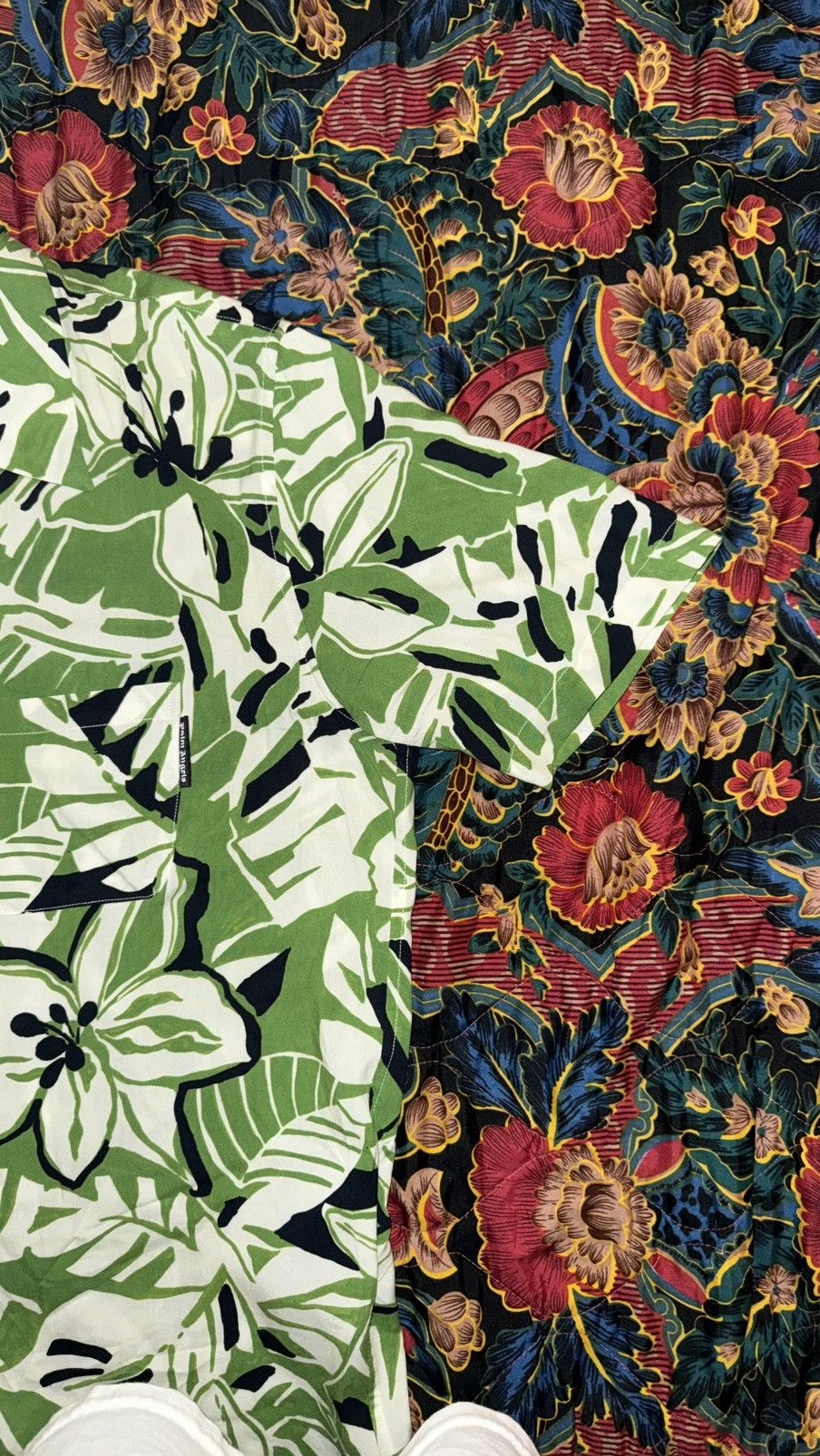 Palm Angels Palm Angels Macro Hibiscus Floral Print Short-Sleeved Shirt Size US M / EU 48-50 / 2 - 7 Thumbnail