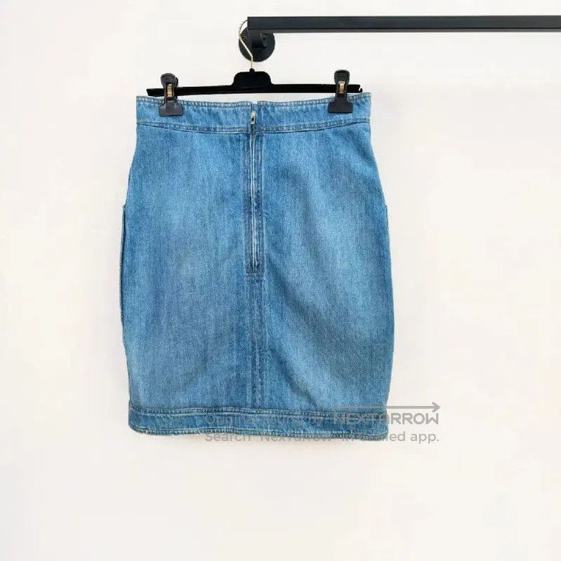 Chanel Chanel Light Blue Women's Denim Skirt . Size 23" - 2 Thumbnail
