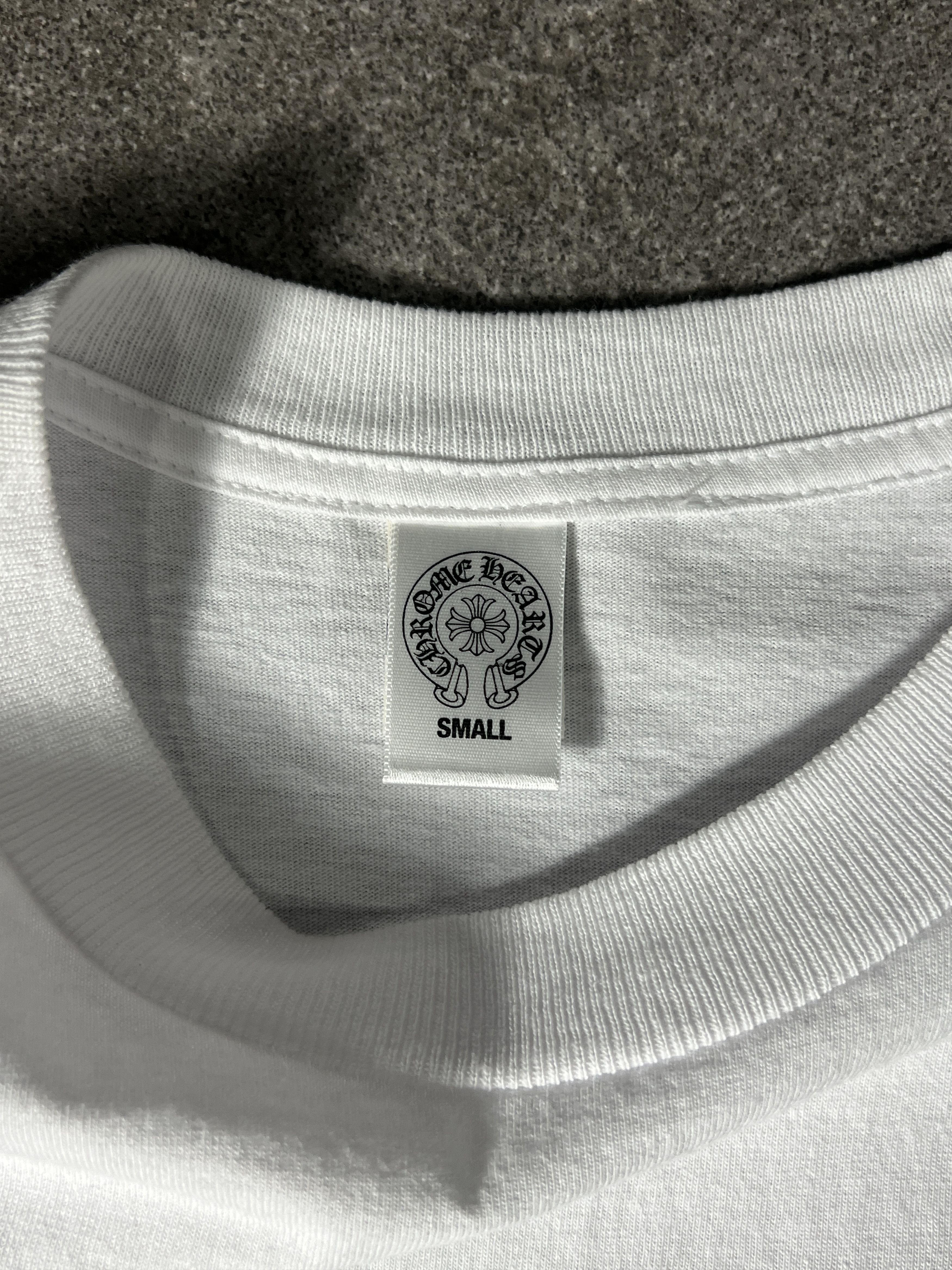 Chrome Hearts Chrome Hearts Cross Back Logo Tee White Small USA Size US S / EU 44-46 / 1 - 3 Thumbnail