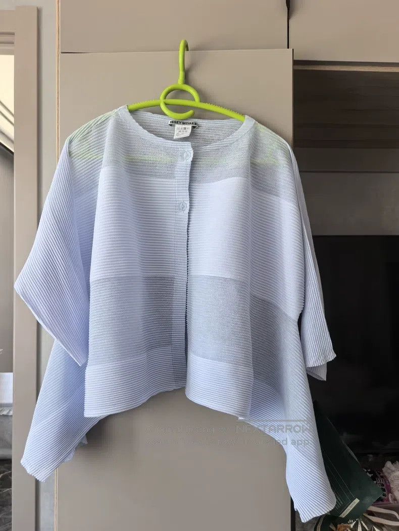 Issey Miyake Issey Miyake Light Blue Coat Size M / US 6-8 / IT 42-44 - 1 Thumbnail