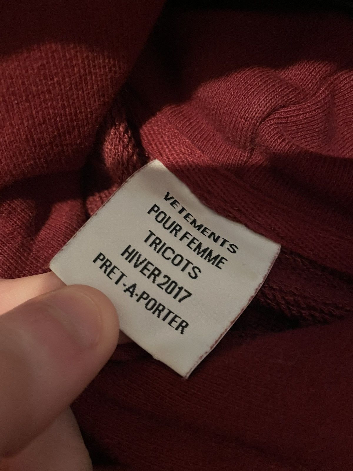 Vetements Vetements may the bridges i burn cropped hoodie Size US XS / EU 42 / 0 - 4 Thumbnail