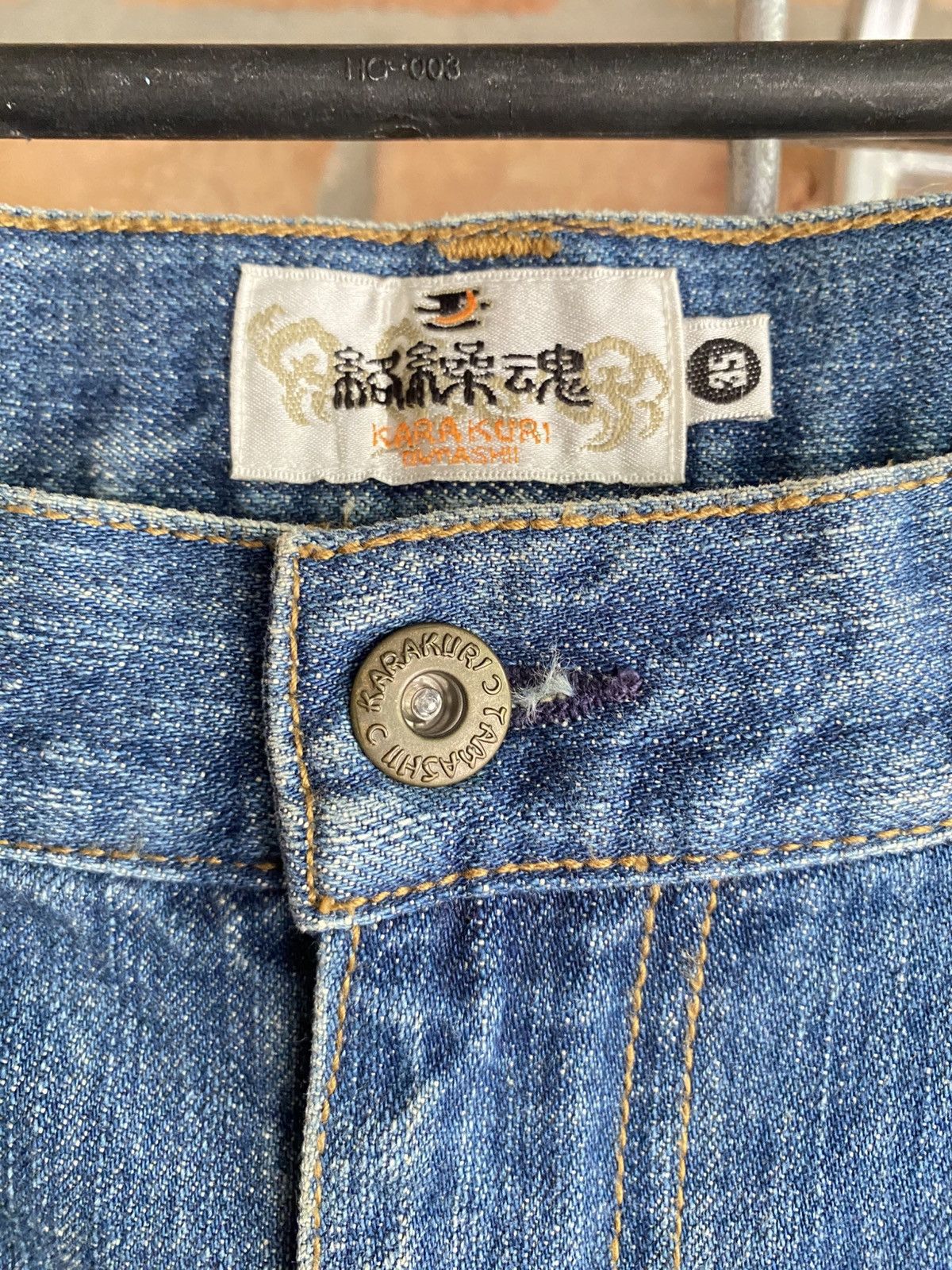 Japanese Brand Karakuri Tamashii Jeans Size US 35 - 3 Thumbnail