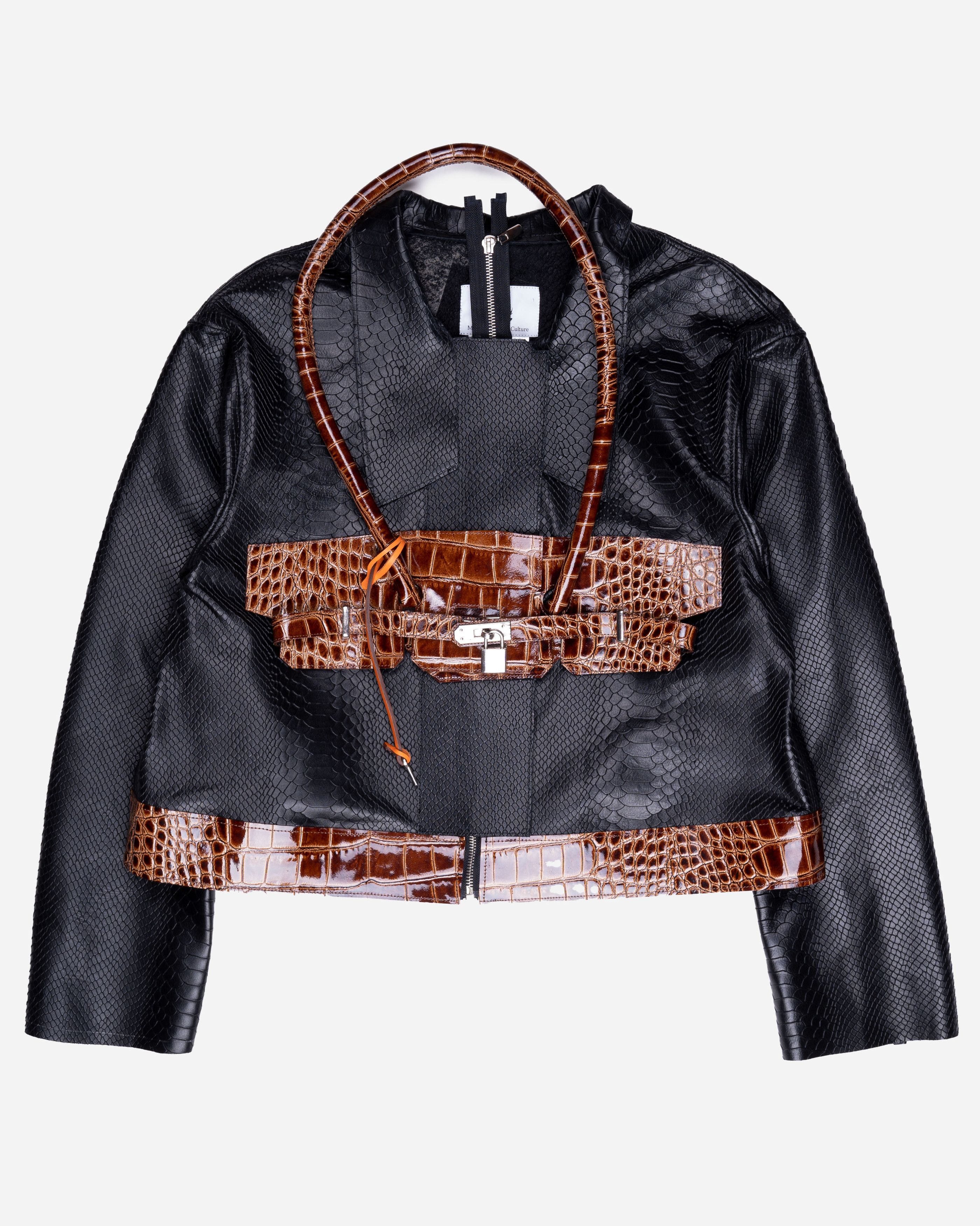 image of Vintage Birkin Jacket Maison De Haute Culture in Black, Women's (Size Medium)