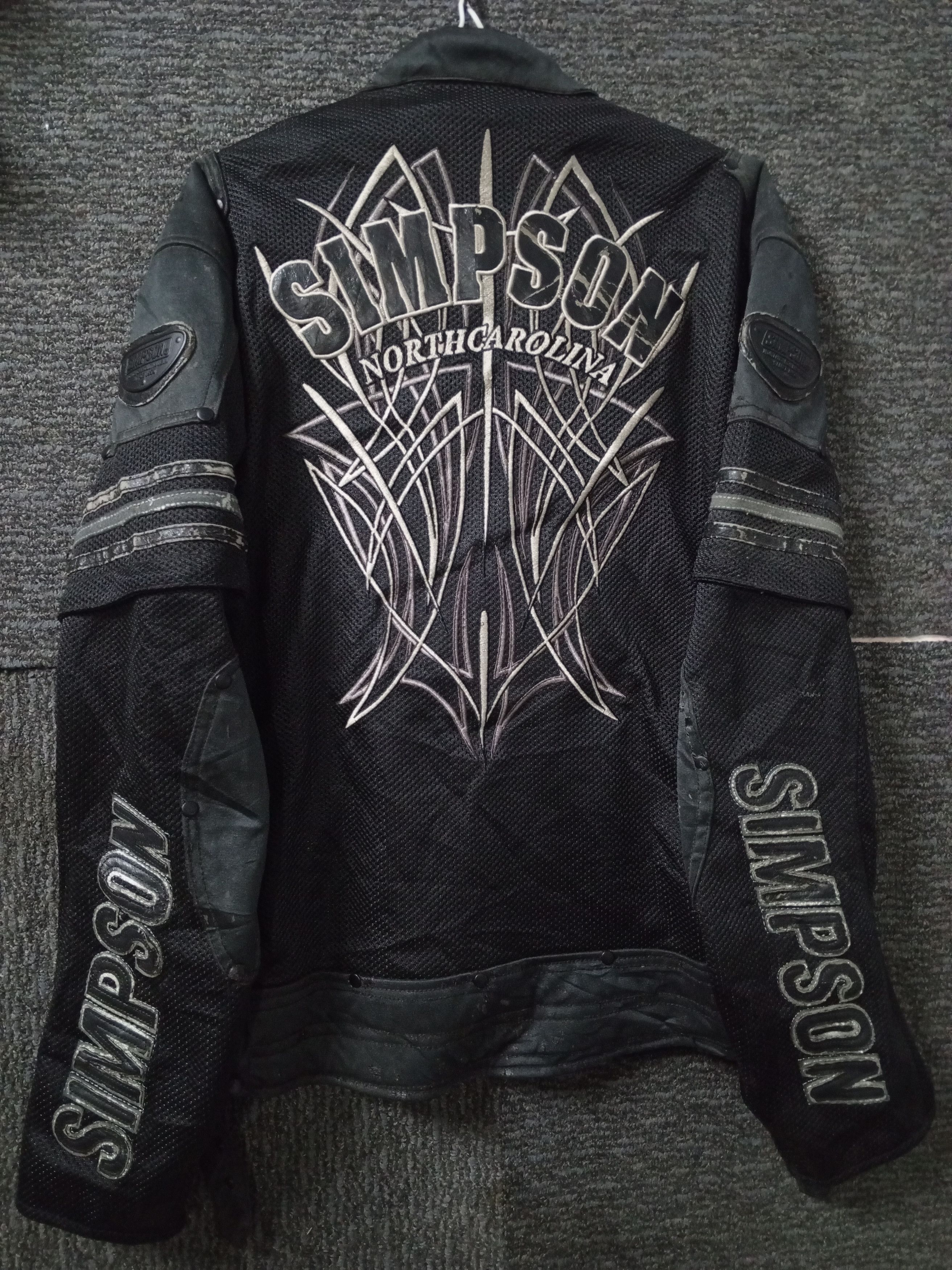 Other SIMPSON RACING JACKET MOTORCYCLE RARE Size US L / EU 52-54 / 3 - 6 Thumbnail