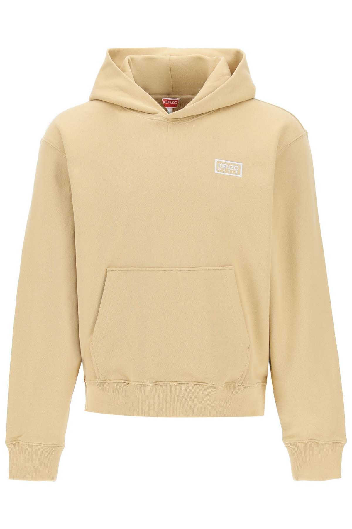 image of Kenzo Kenzo Paris Hooded Sweatshirt in Camel, Men's (Size Small)