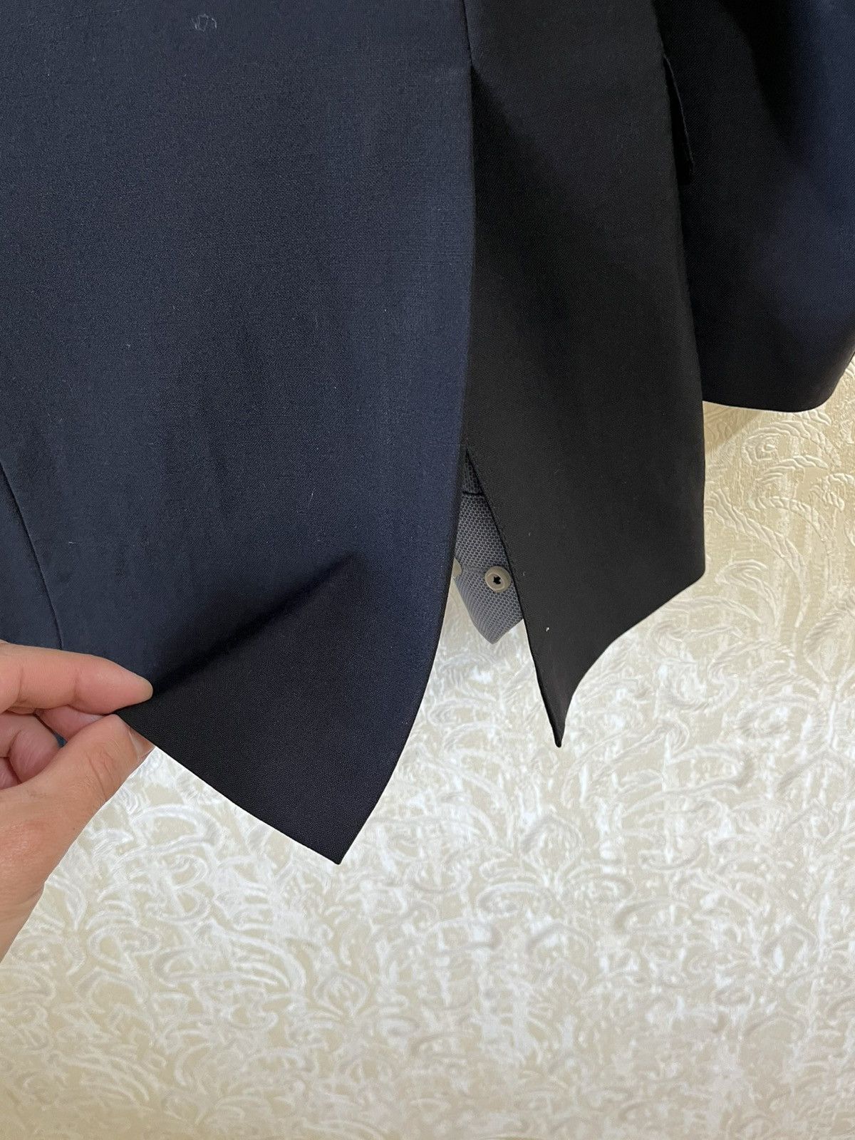 Ermenegildo Zegna Ermenegildo Zegna Men’s Wool Blazer Jacket Black 42 US Size 52S - 5 Thumbnail