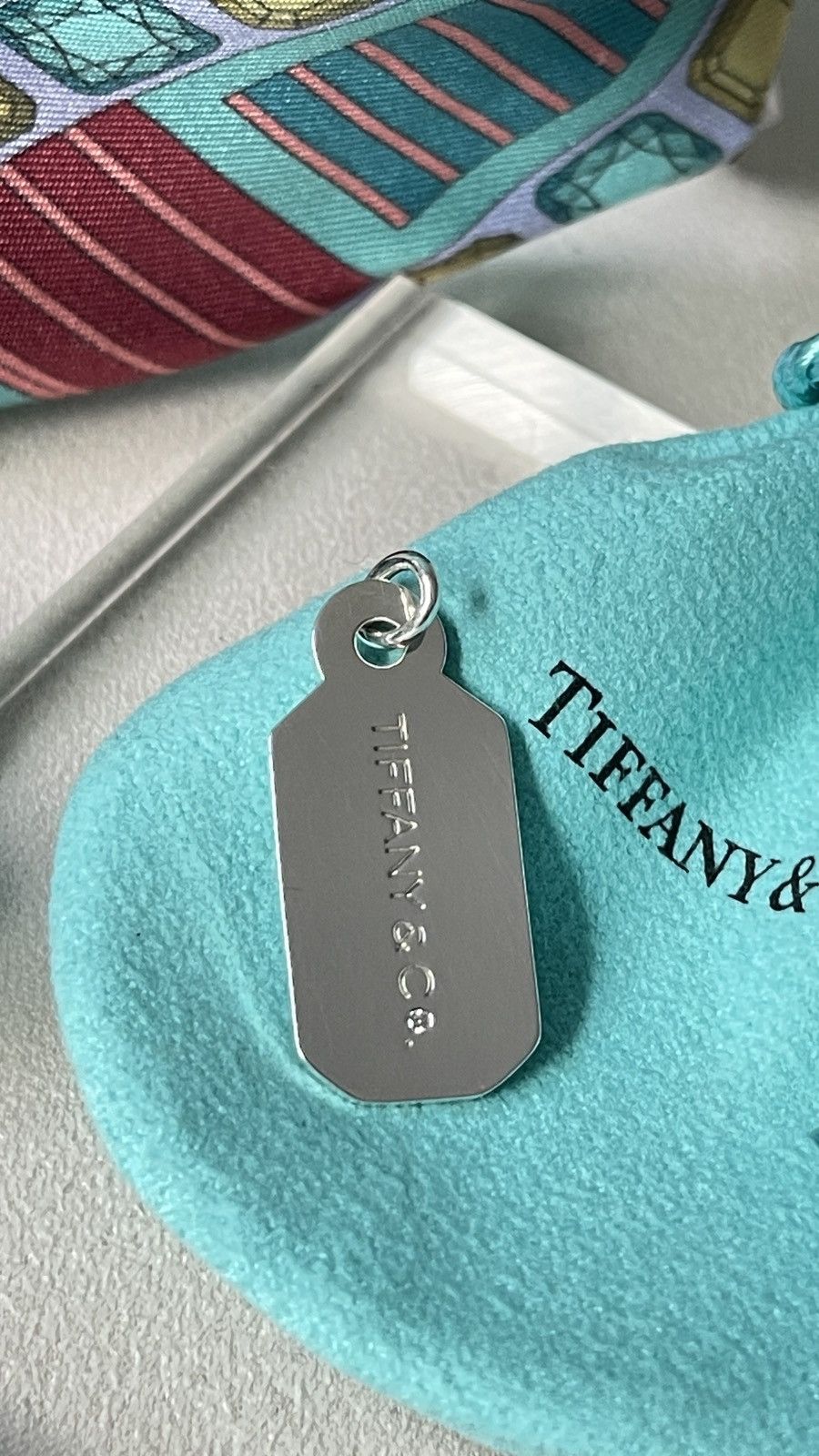 Tiffany & Co. Tiffany & Co. Dog Tag Diamond Charm in Silver NEW Size ONE SIZE - 5 Thumbnail