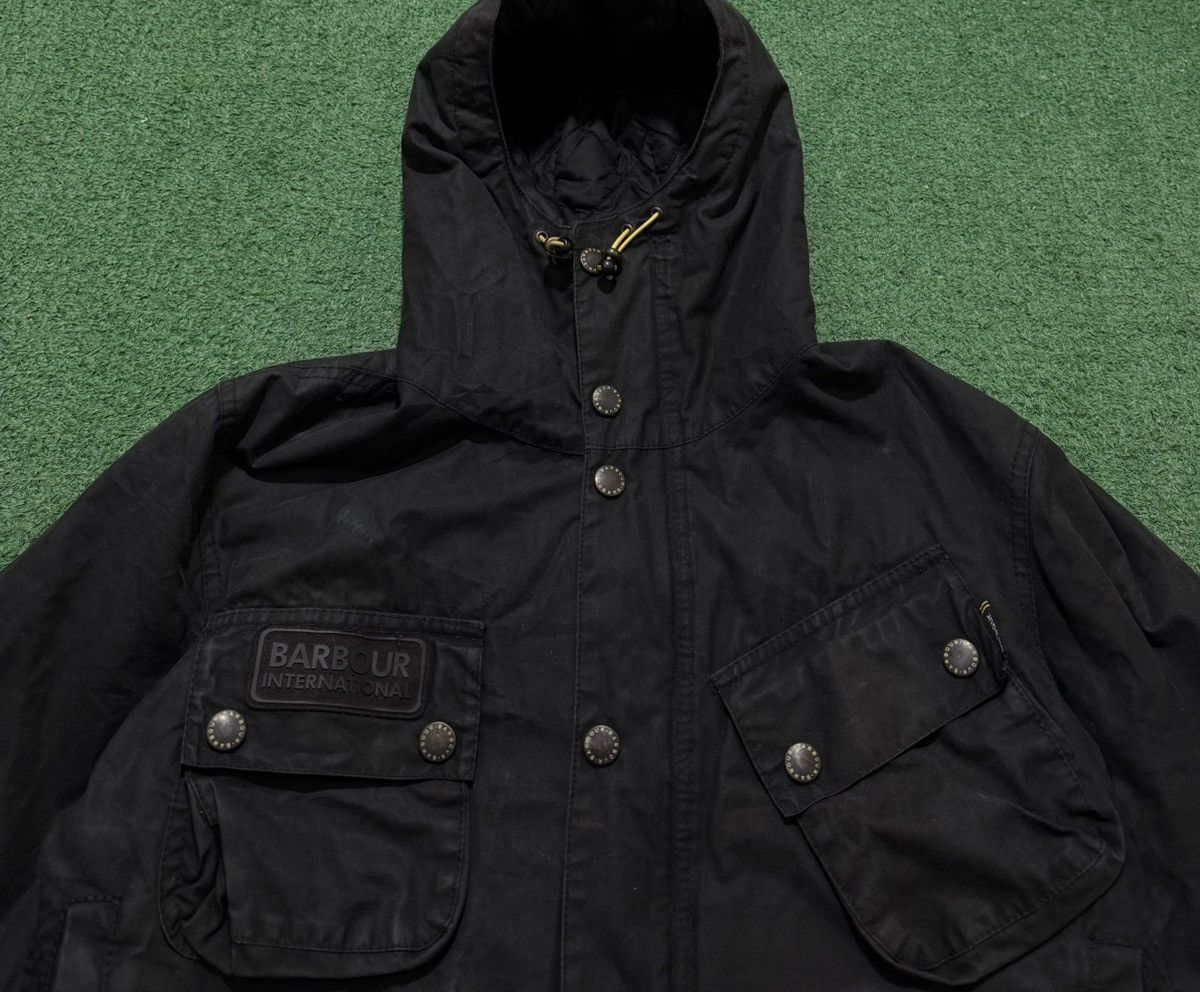 Barbour Barbour International Fog Parka Wax Cotton Jacket Size US M / EU 48-50 / 2 - 6 Thumbnail
