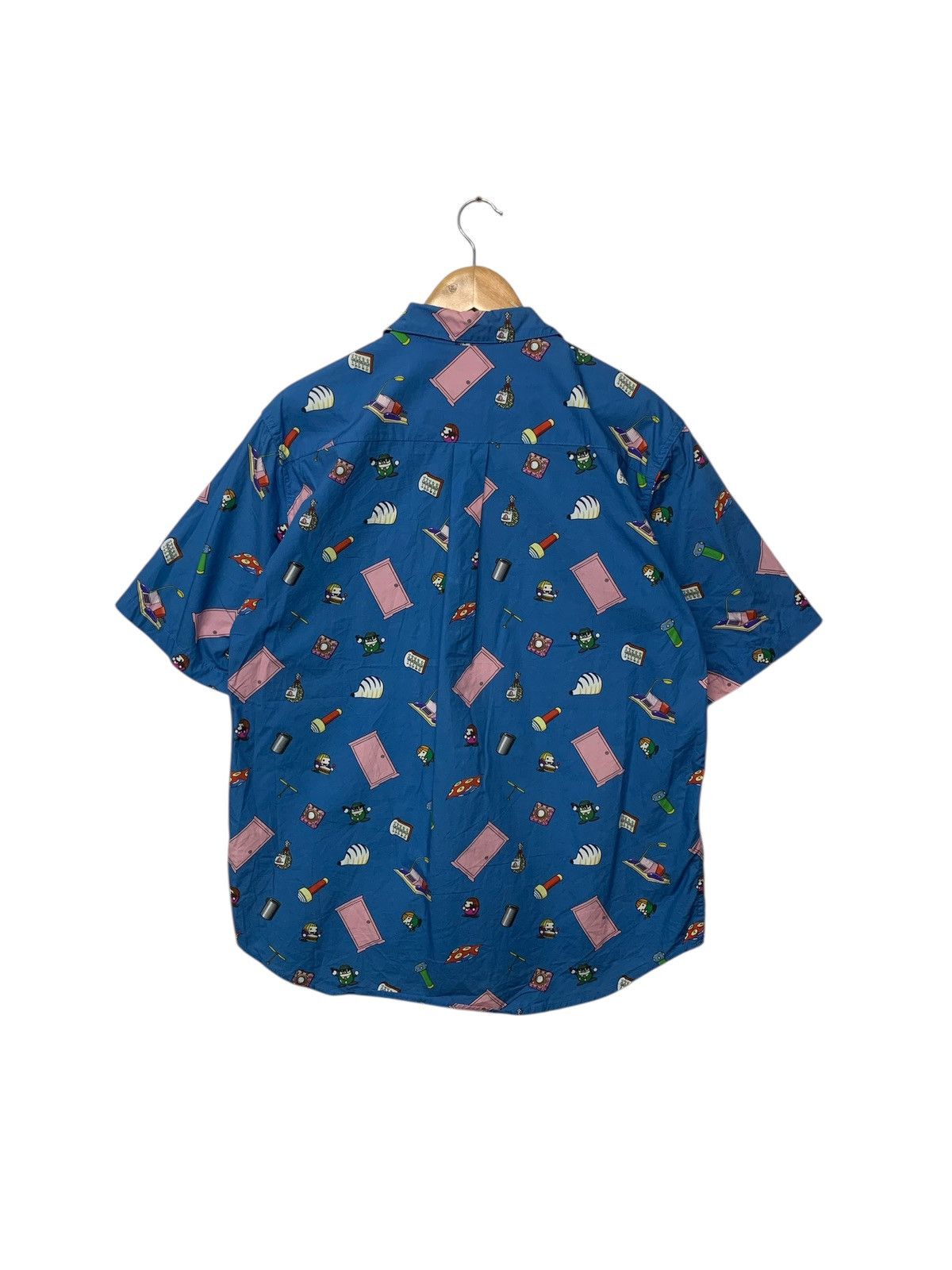 Cartoon Network Rare Cartoon Network Doraemon Fullprint Button Ups Shirt Size US L / EU 52-54 / 3 - 3 Thumbnail