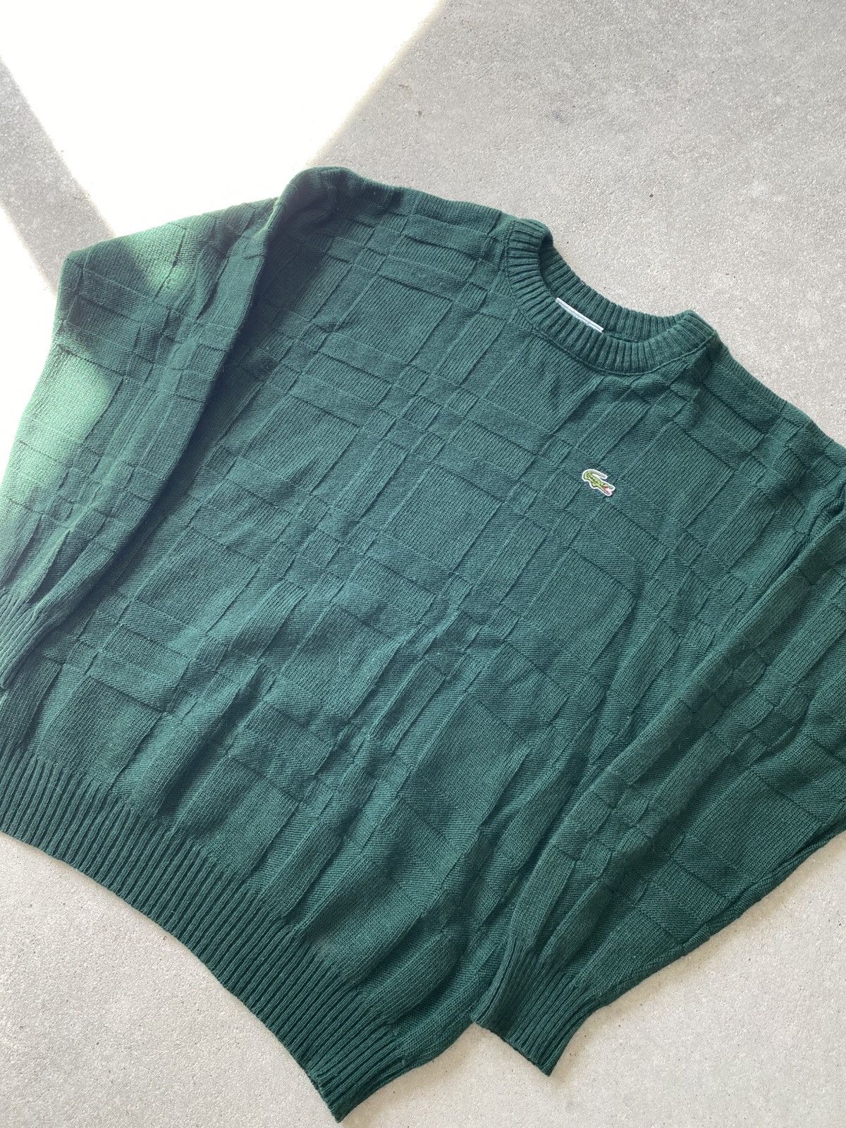 Lacoste Vintage Lacoste Knit Wool Sweater Size US L / EU 52-54 / 3 - 14 Thumbnail