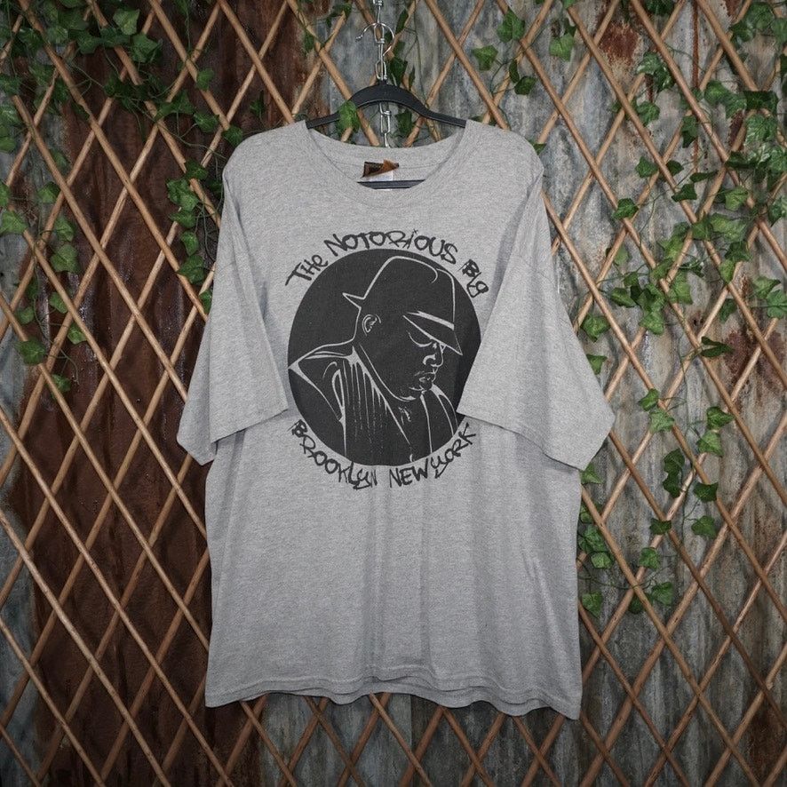 Vintage XXL - Vintage Y2K Notorious B.I.G. Brooklyn New York t-shirt Size US XXL / EU 58 / 5 - 1 Thumbnail